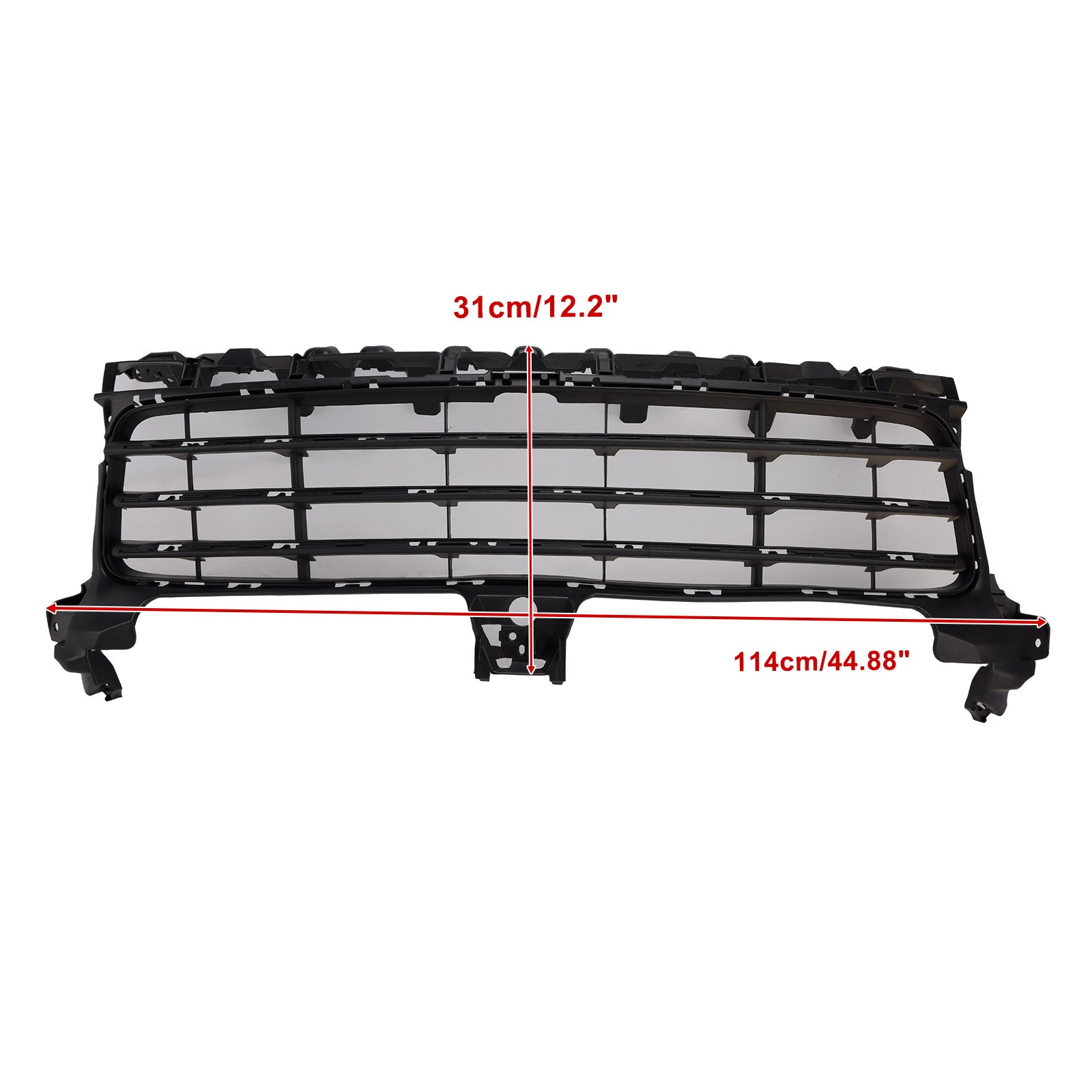 Black Front Bumper Grill Grille 9Y0807683POK1 Fit Porsche Cayenne 2019-2023