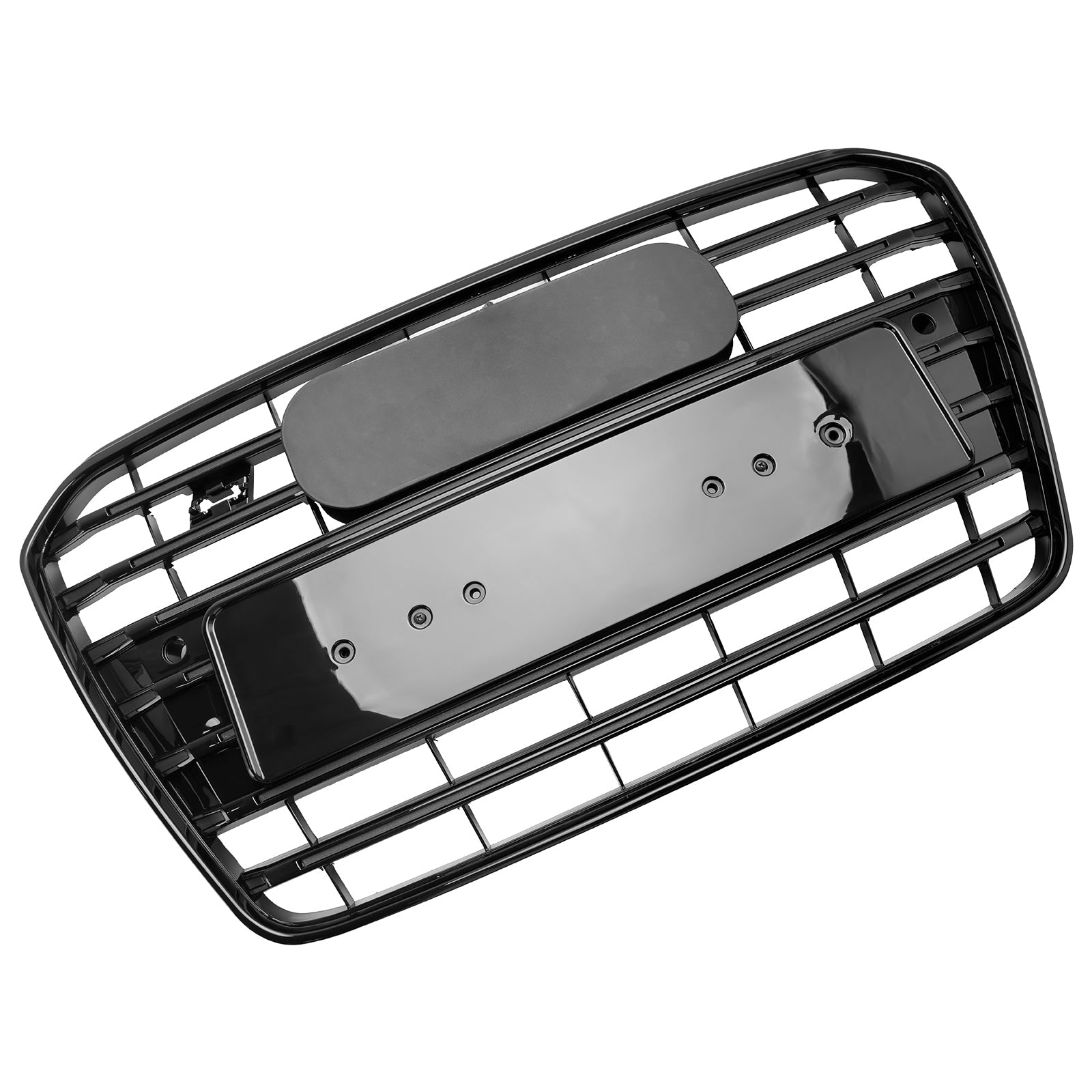 S5 Style Front Bumper Grille Grill Fit Audi A5 S5 B8.5 2013-2016 Black