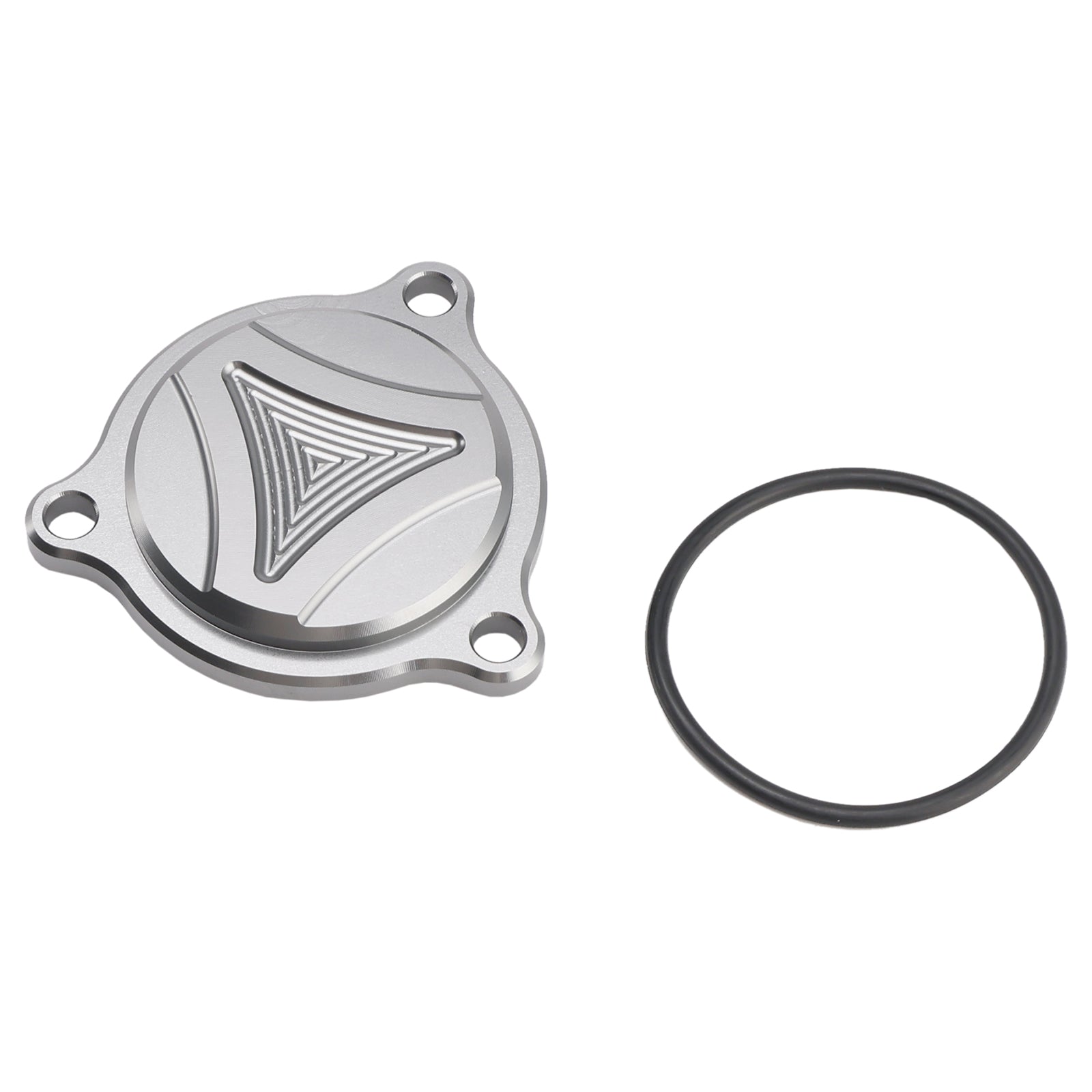 CNC OIL FILTER COVER GRAY FOR SUZUKI DRZ400 DRZ 400S DRZ 400SM DRZ400E 05-2025