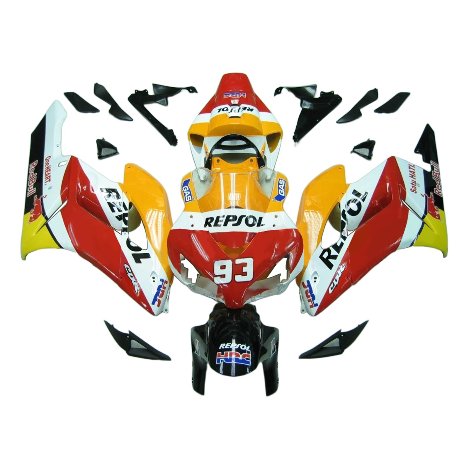 Honda CBR1000RR 2004-2005 Fairing Kit Bodywork Plastic ABS