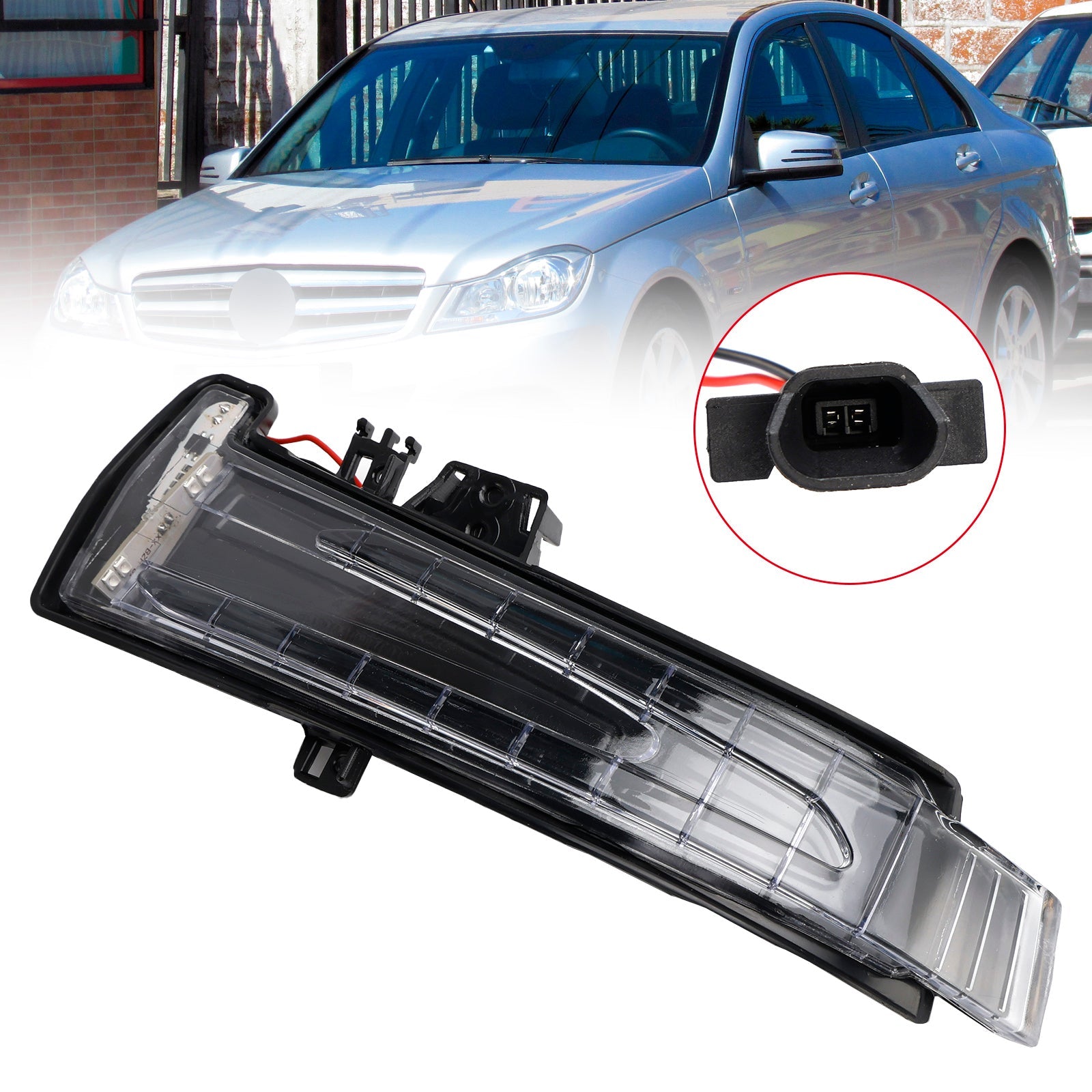 Left Wing Mirror LED Signal Indicator Light For Mercedes W176 W246 W204