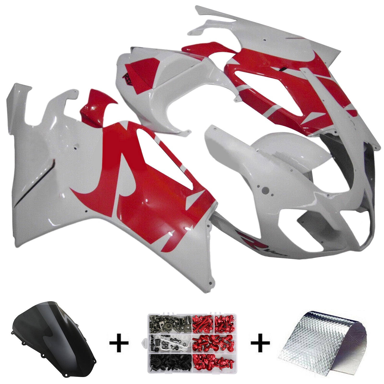 Amotopart Aprilia RSV1000 2003-2006 Fairing Kit Bodywork Plastic