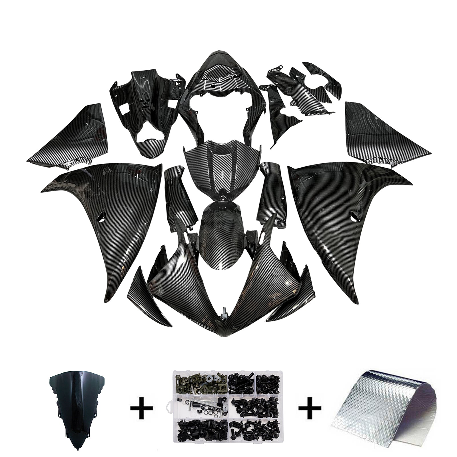 Injection Fairing Kit Bodywork Plastic ABS For Yamaha YZFR1 YZF-R1 2009-2011