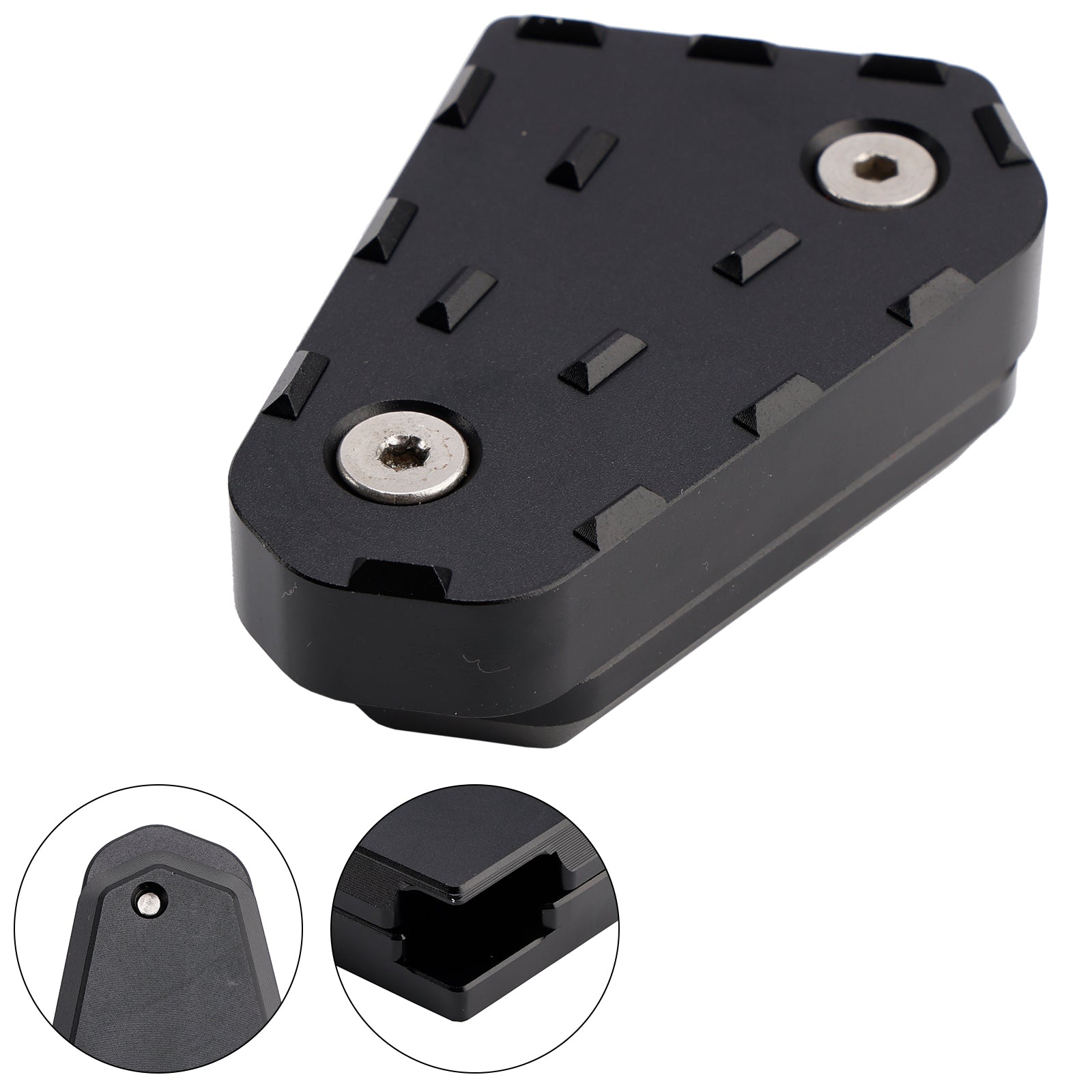 Cnc Brake Pedal Extension Peg Enlarger Pad For Multistrada 950 1200 1260 Silver