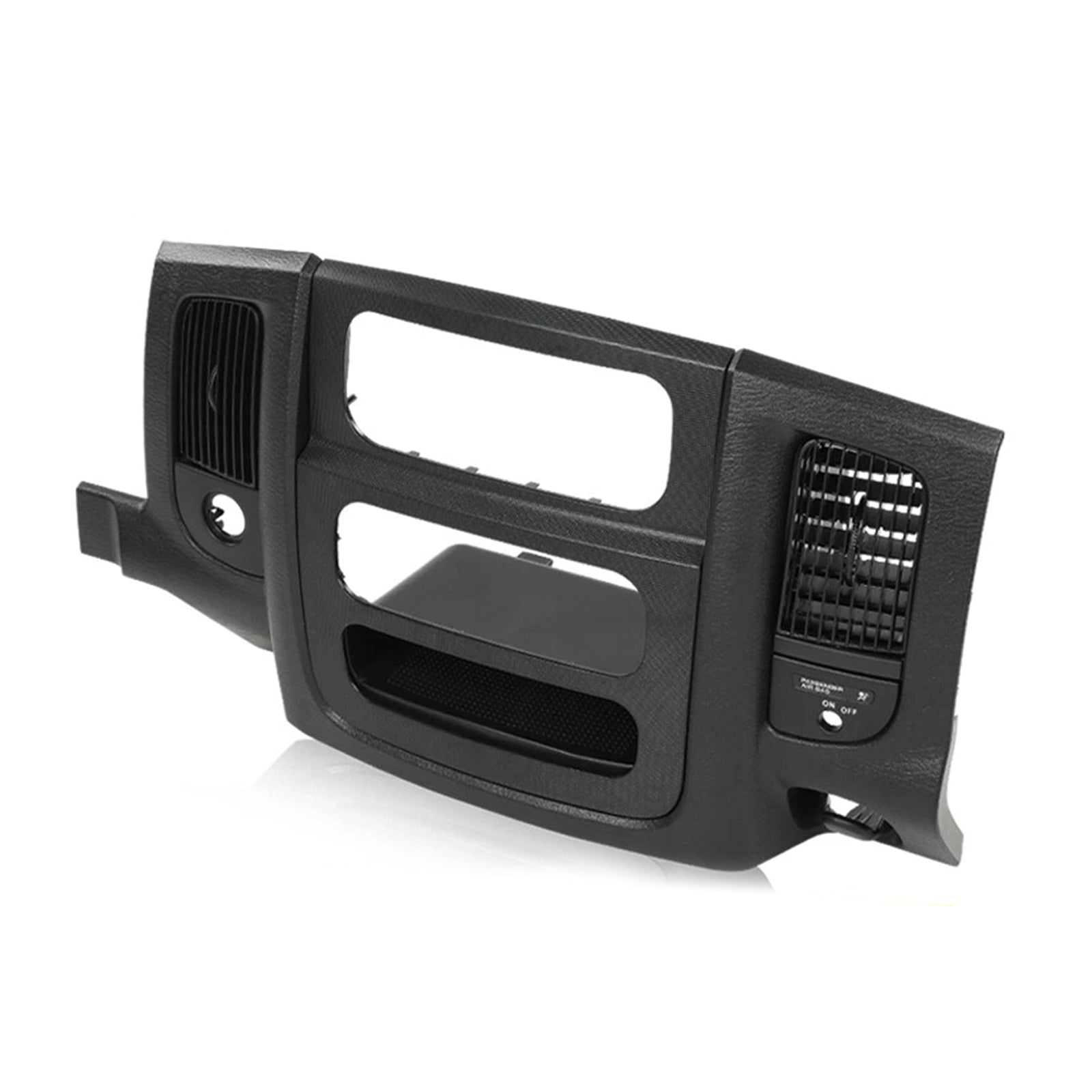 2002-2005 Dodge Ram 1500 Center Dash Radio Trim Air Vent Bezel Panel Black