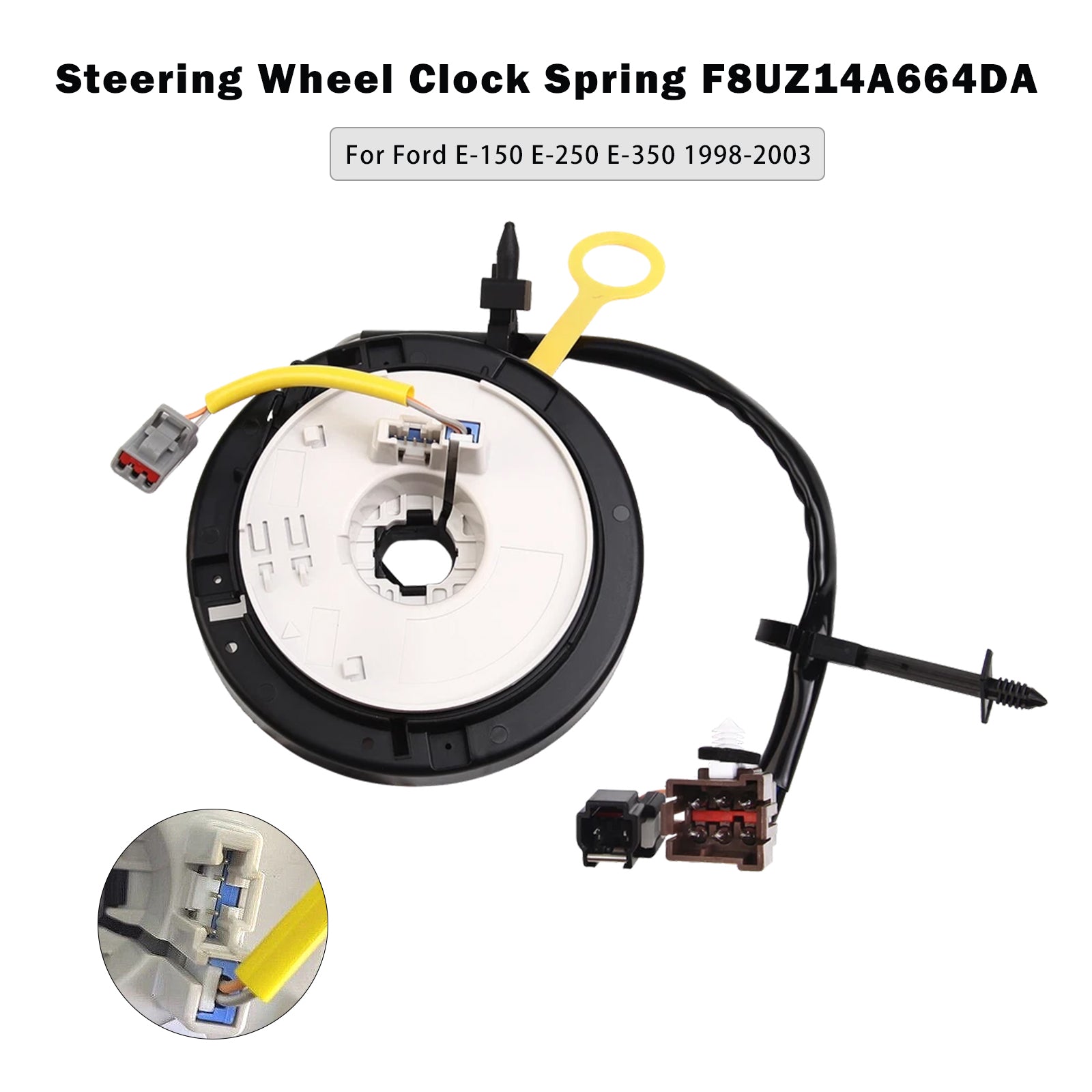 Steering Wheel Clock Spring F8UZ14A664DA For Ford E-150 E-250 E-350 1998-2003
