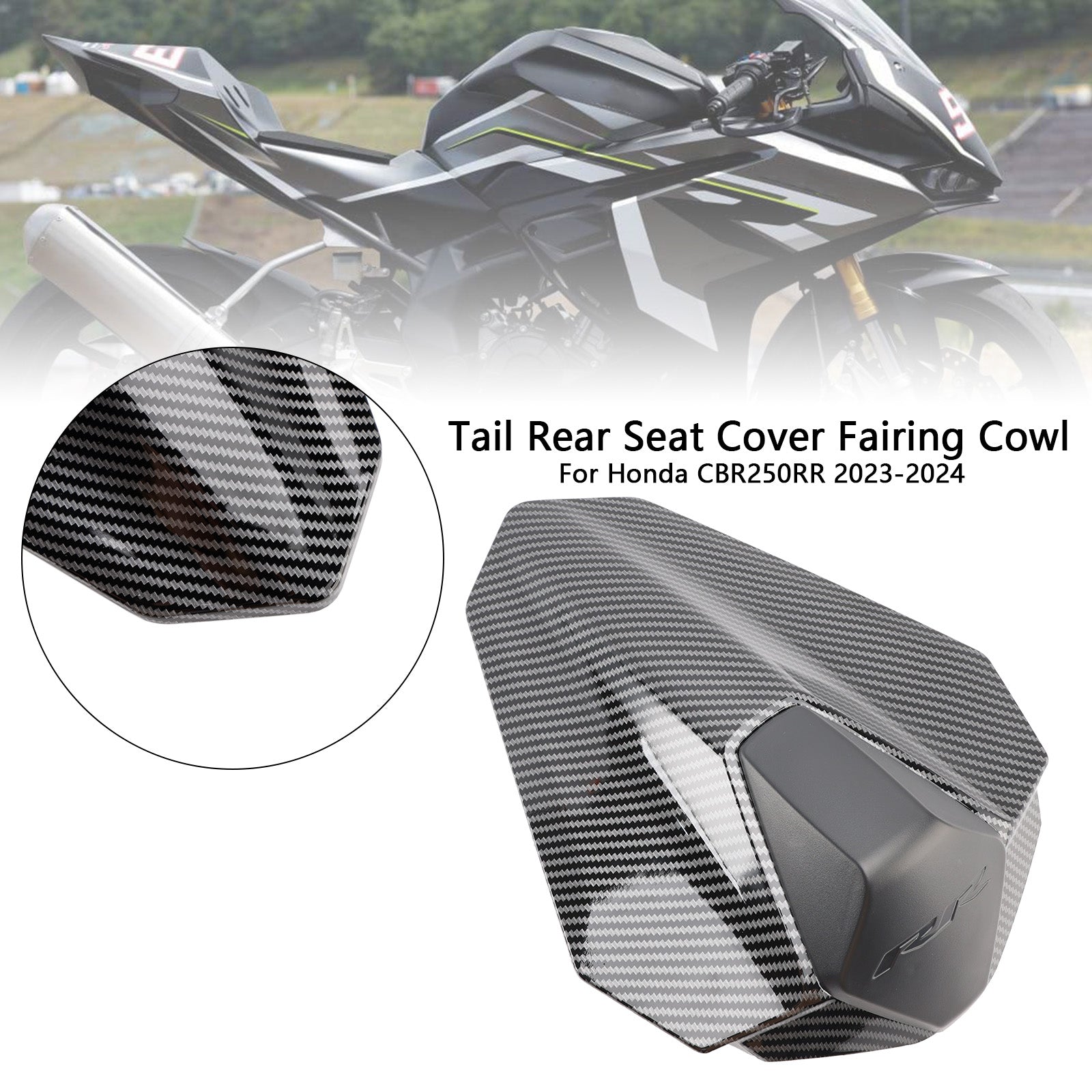 2023-2024 혼다 CBR250RR 리어 테일 2열 시트 페어링 커버