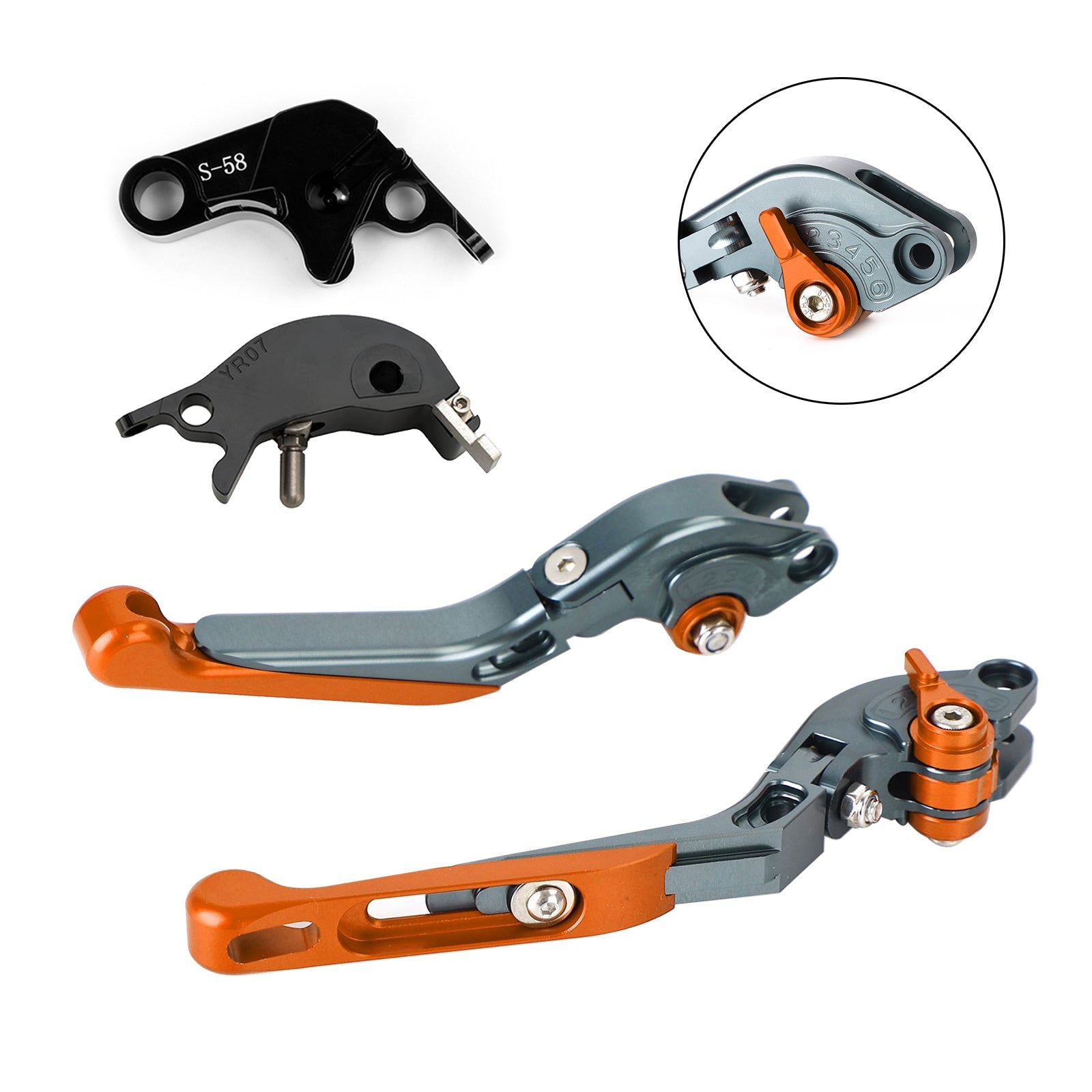 Adjustable Clutch Brake Lever fit for YAMAHA YZF R7 MT-10/SP FZ-10/SP 2022-23