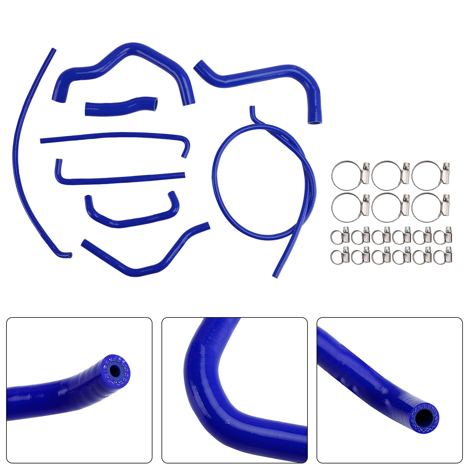 2017-2025 Suzuki GSX-S750/Z Silicone Radiator coolant Hose kit