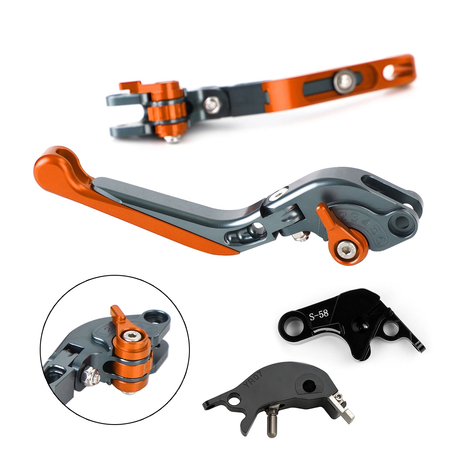 Adjustable Clutch Brake Lever fit for YAMAHA YZF R7 MT-10/SP FZ-10/SP 2022-23