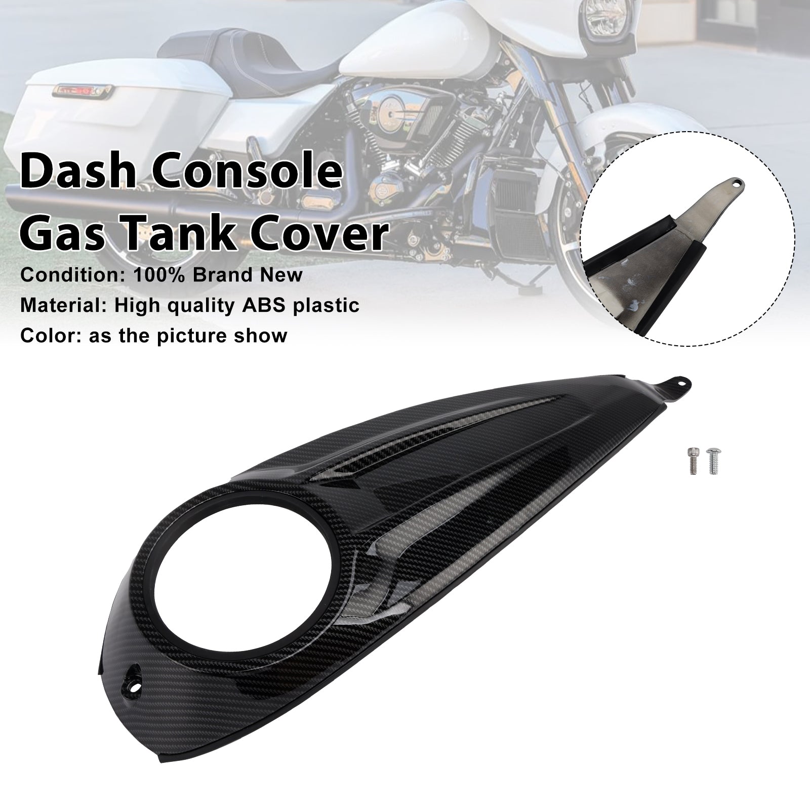 Dash Console Gas Tank Cover For Touring Road Glide / Street Glide 2023-2025