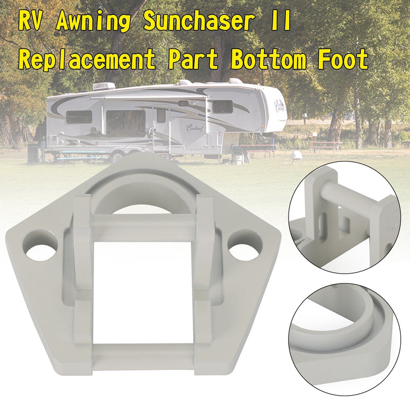 أجهزة المظلة المصنوعة من الألومنيوم RV لجزء بديل Sunchaser II الجزء السفلي من القدم Dometic الدائرية