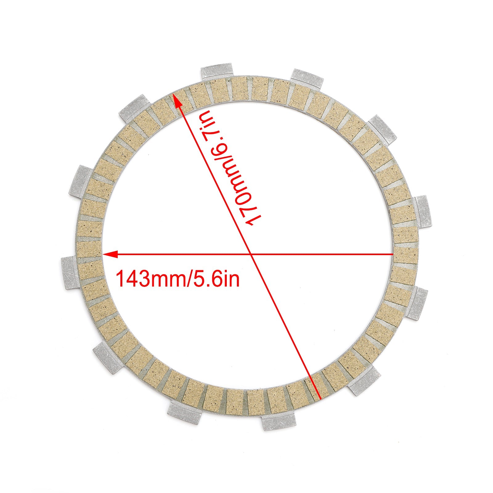 Clutch Friction Plate Kit Set fit for Kawasaki VN1500 Vulcan 1500 Classic 96-04