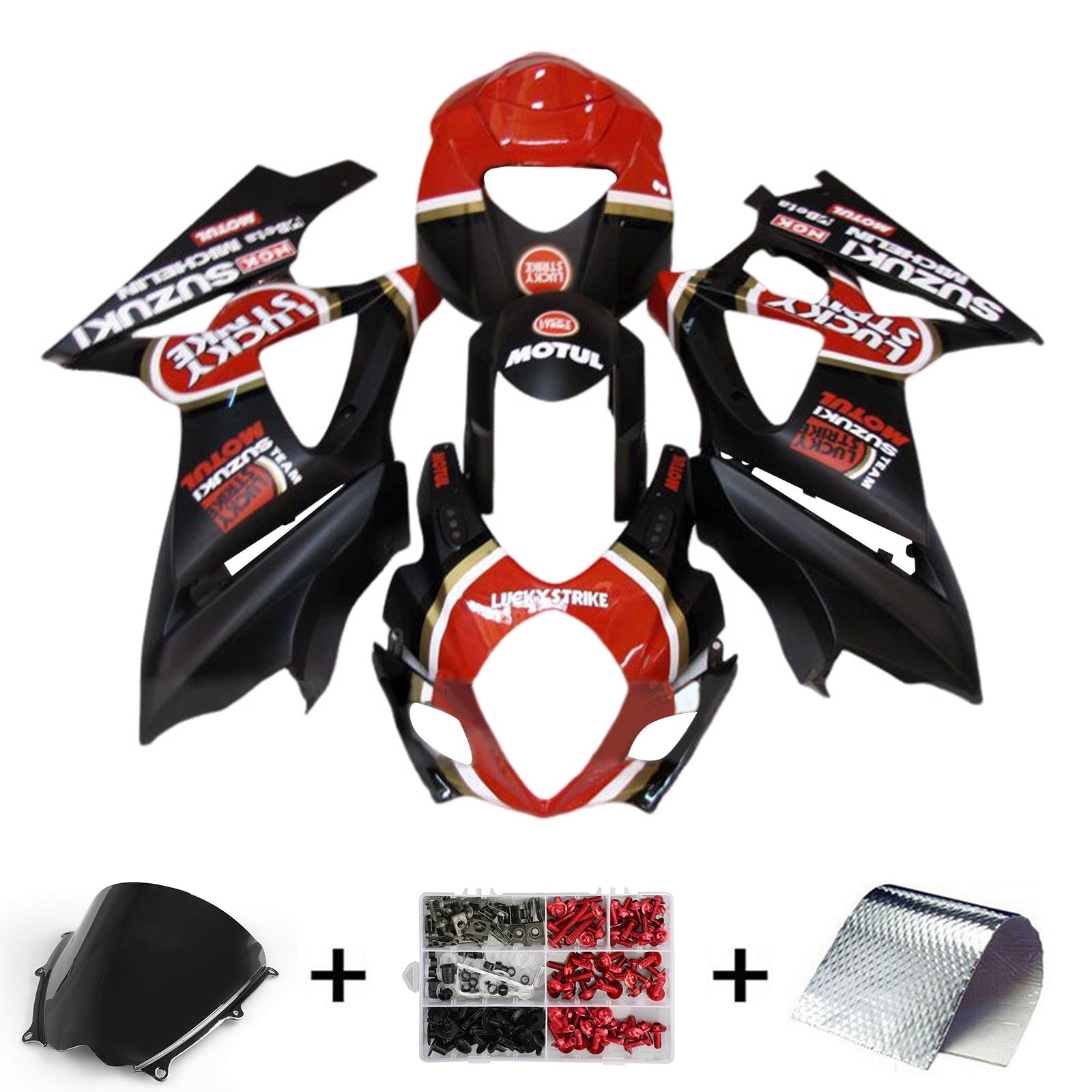 Amotopart Suzuki GSXR1000 2007-2008 K7 Fairing Kit Bodywork Plastic ABS