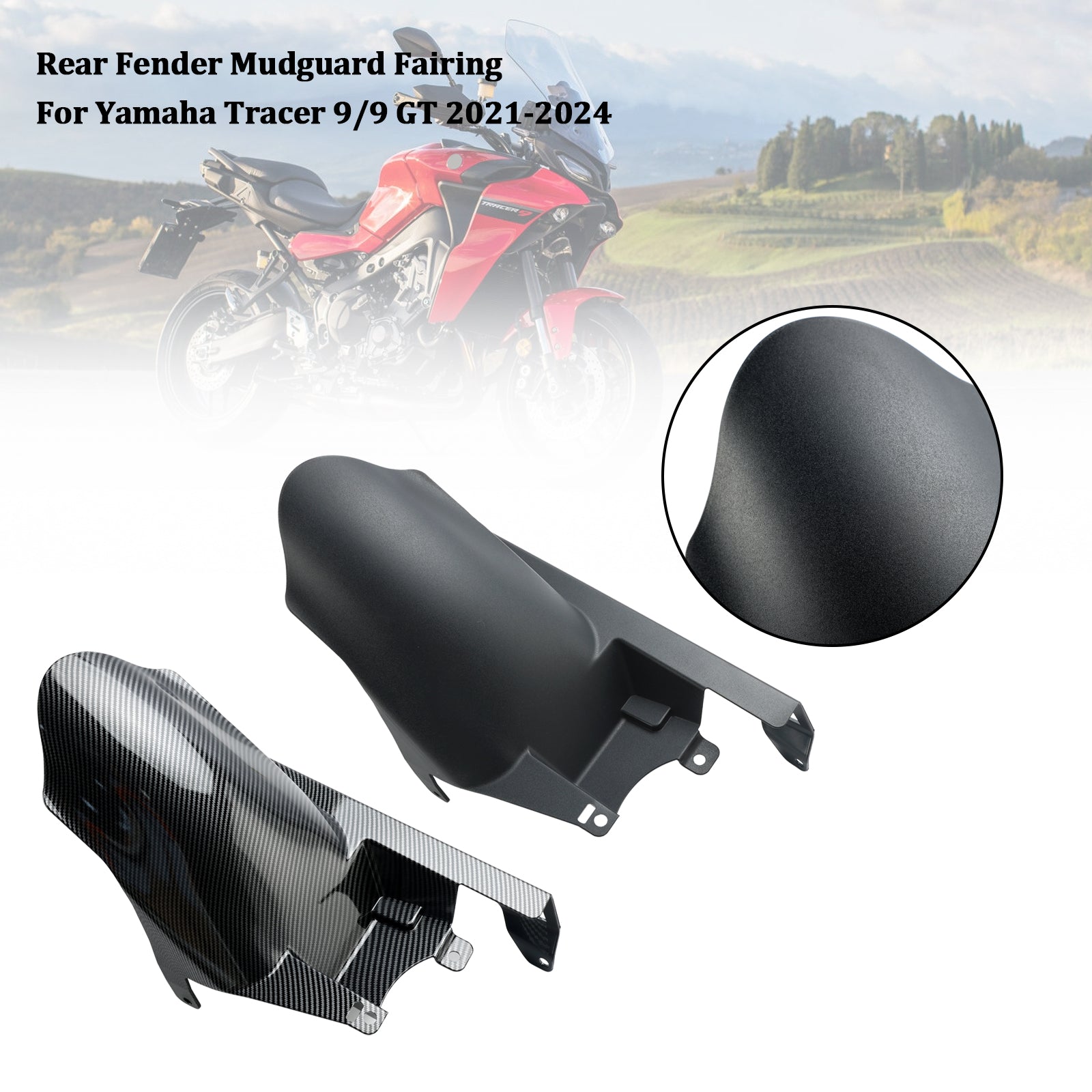 Rear Fender Mudguard Fairing Cowl For Yamaha Tracer 9 / GT 2021-2024