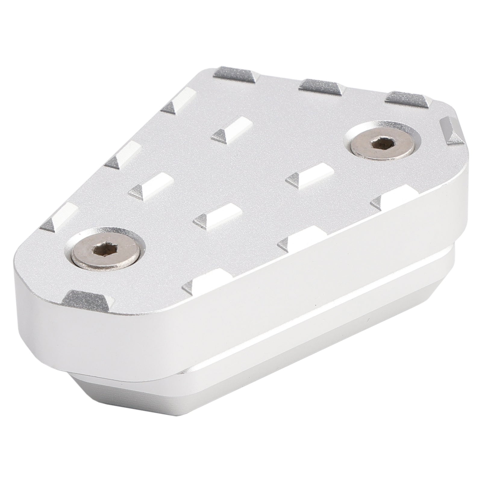 Cnc Brake Pedal Extension Peg Enlarger Pad For Multistrada 950 1200 1260 Silver