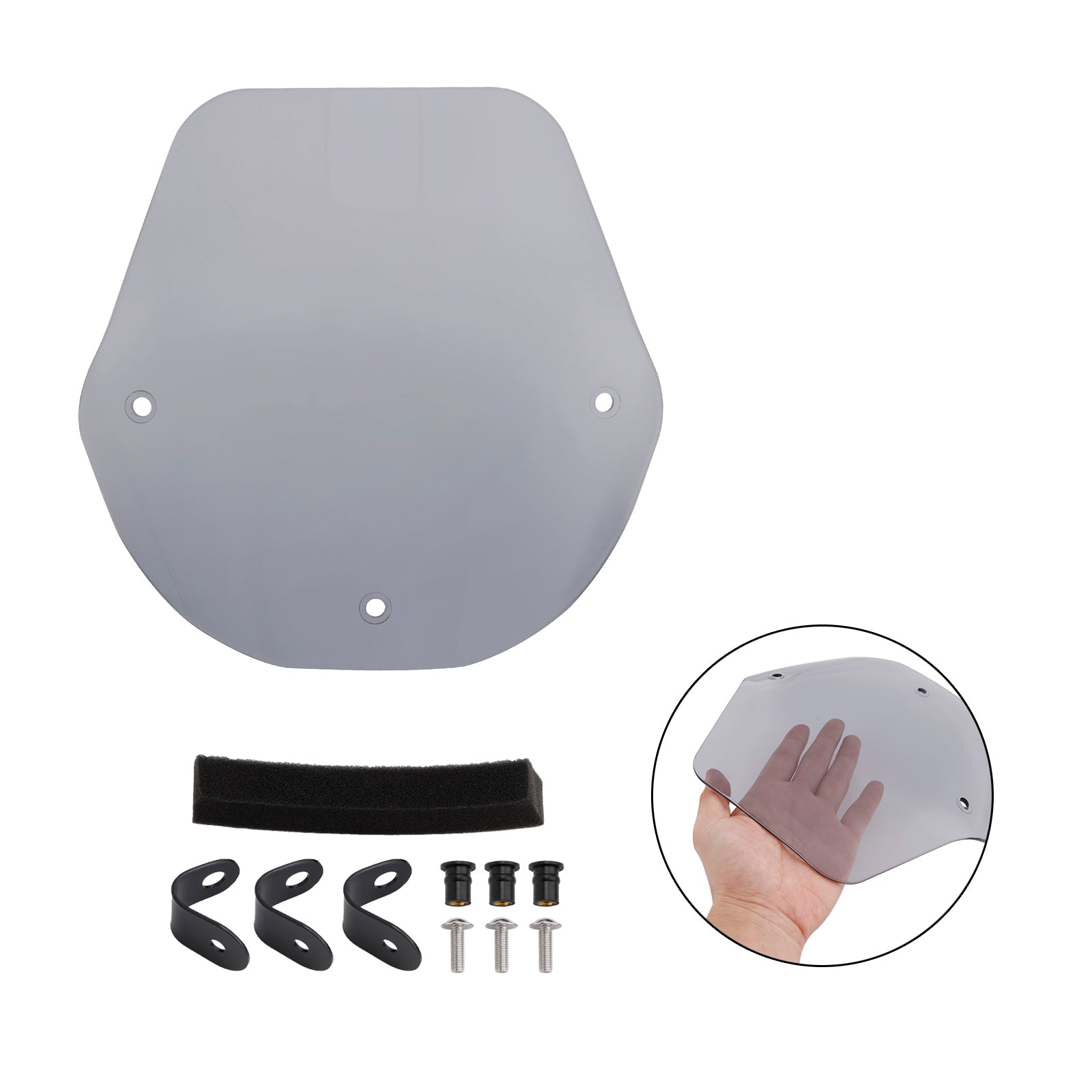 Windshield WindScreen + Bracket fit for Suzuki GSX-8S 2023-2024