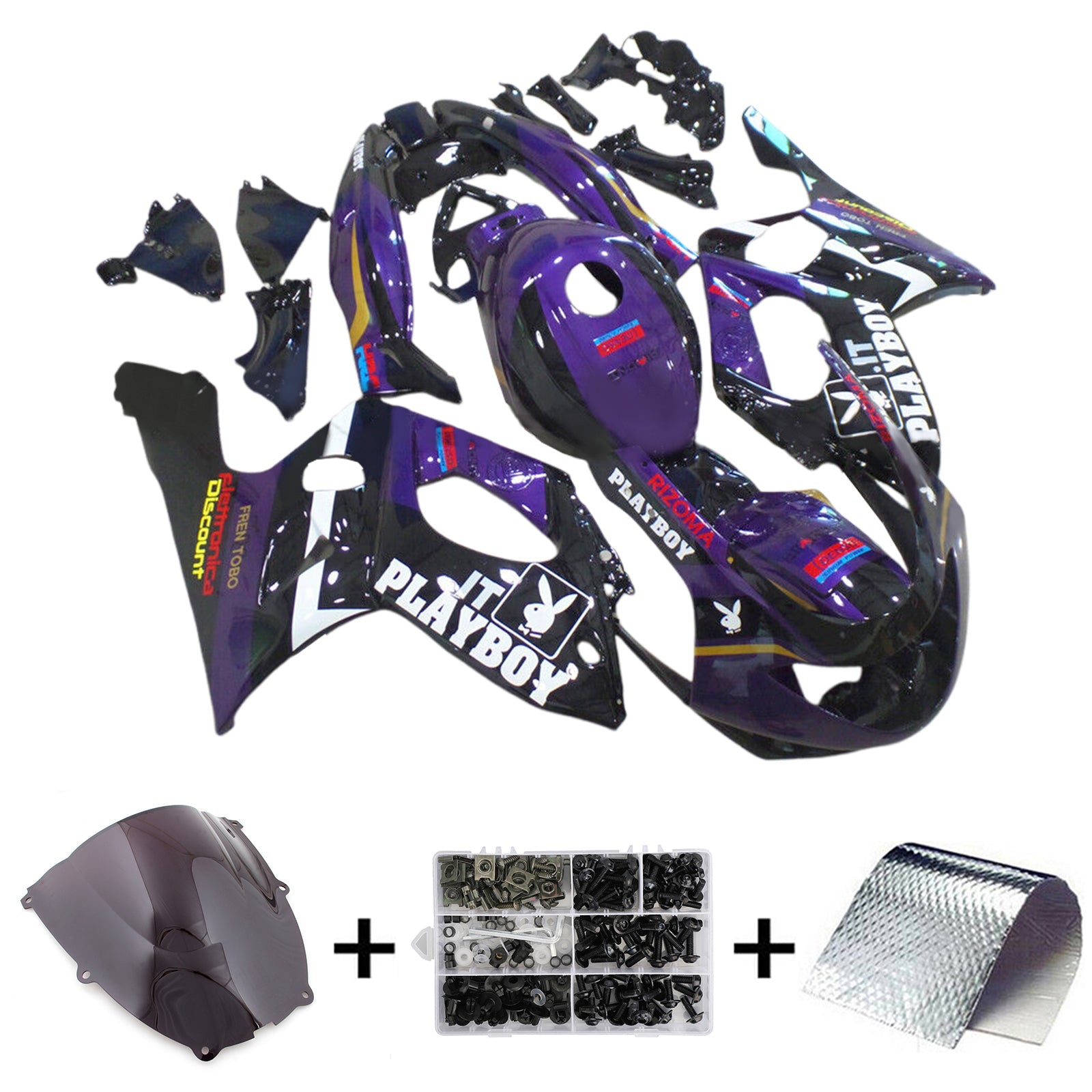 Yamaha YZF 600R Thundercat 1996-2007 Fairing Kit Bodywork Plastic ABS