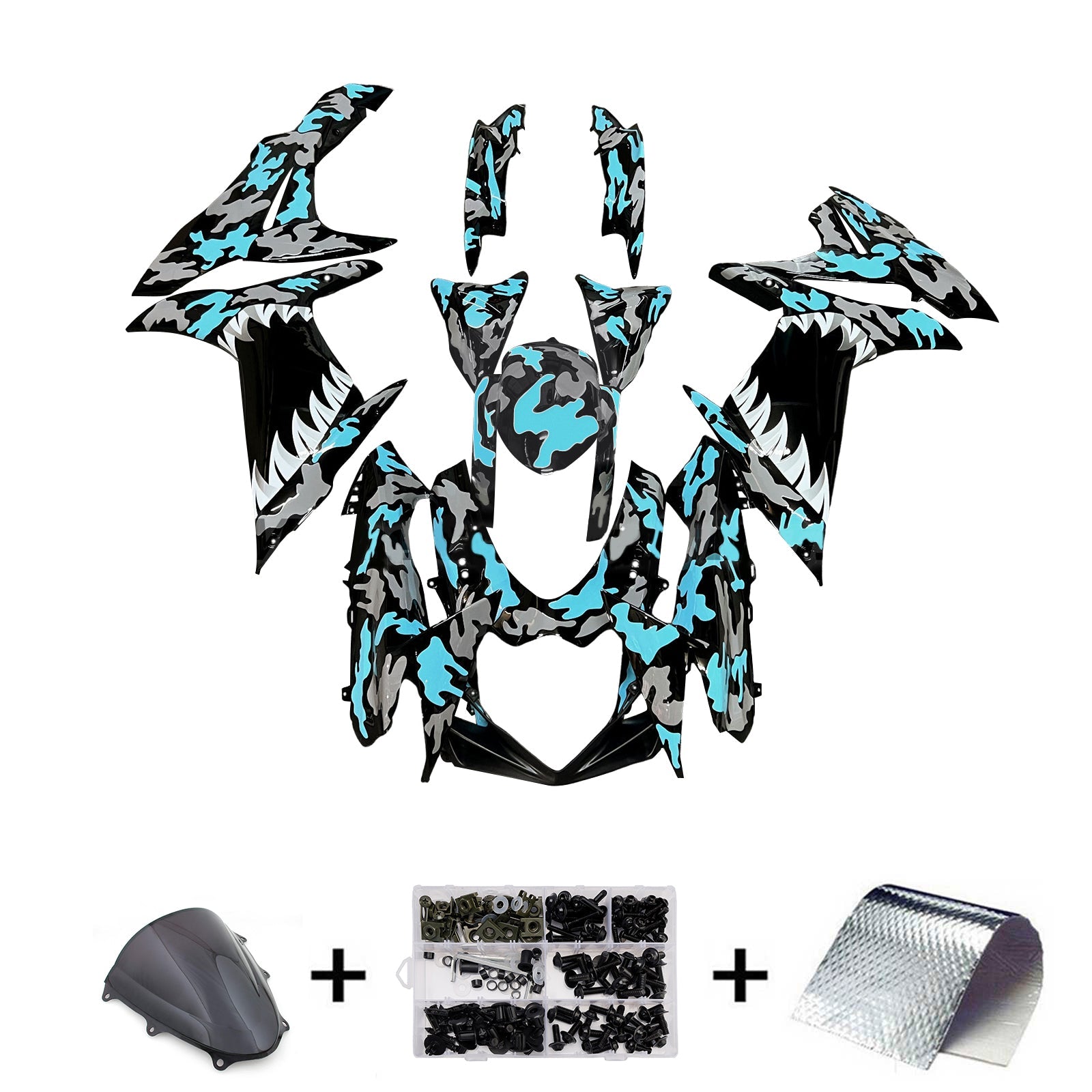 Injection Fairing Kit Bodywork Plastic ABS For Suzuki GSXR 600/750 2011-2025 K11