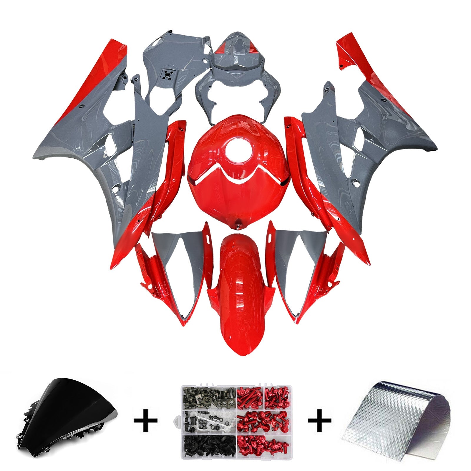 Injection Fairing Kit Bodywork Plastic ABS For Yamaha YZFR6 YZF-R6 2006-2007