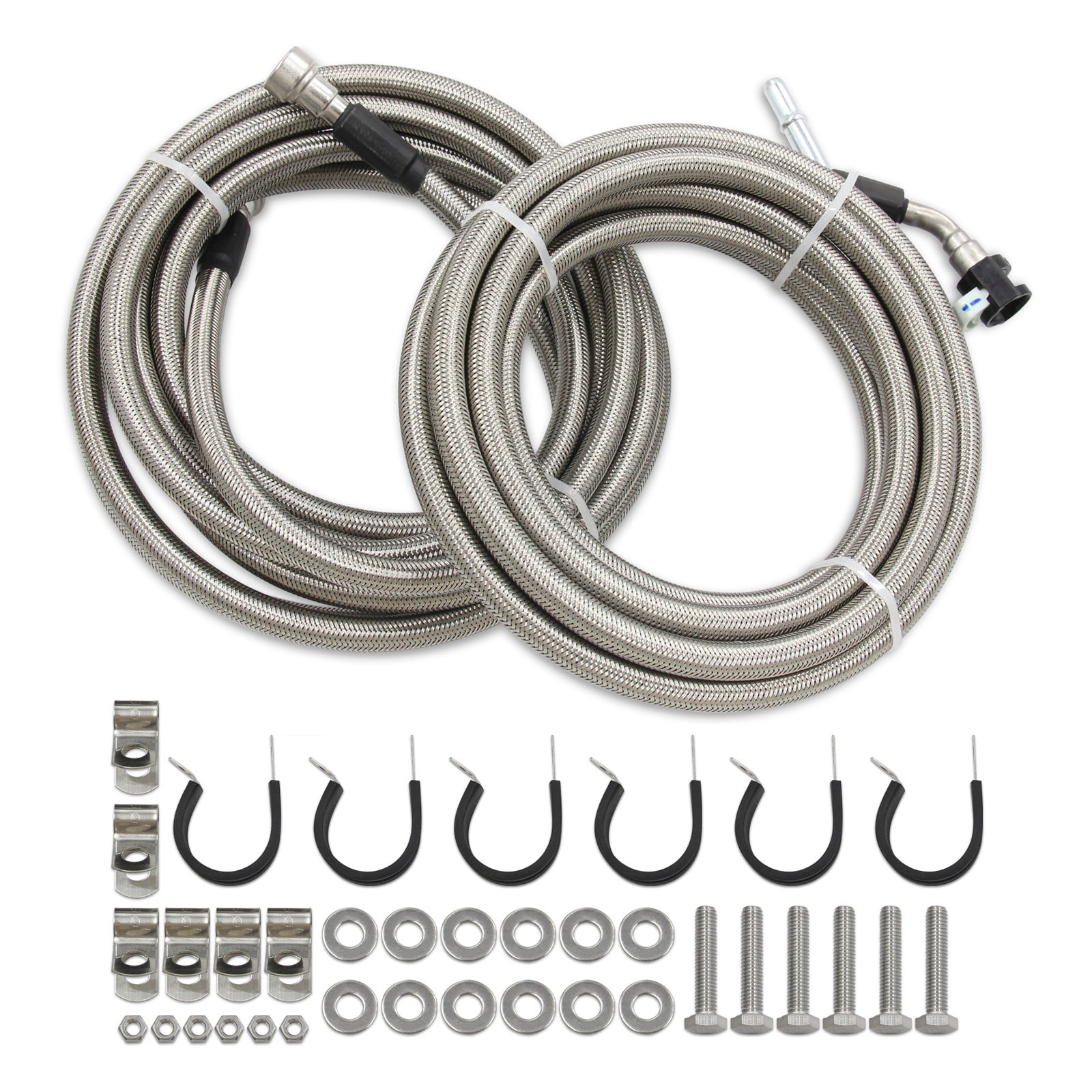 Stainless Steel Braided Fuel Line Kit Quick Fix QFF0015SS For HHR Cobalt Pontiac