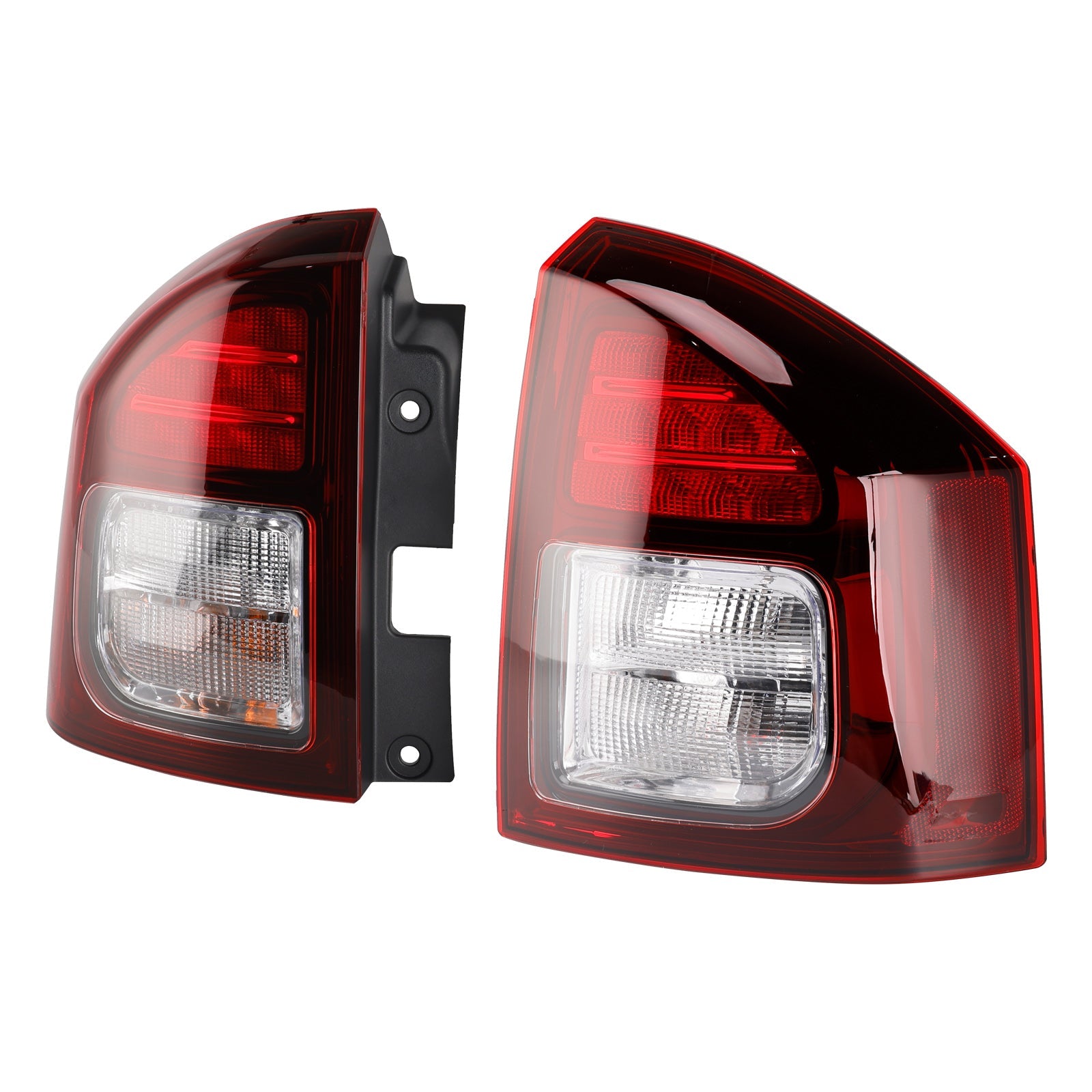 Left+Right Rear Tail Light Rear Lamp Assembly For Jeep Compass 2014-2017
