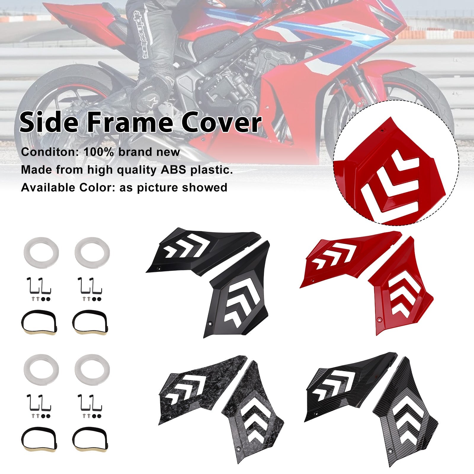 2024-2025 Honda CBR650R Side Frame Panel Protector Fairings Cover