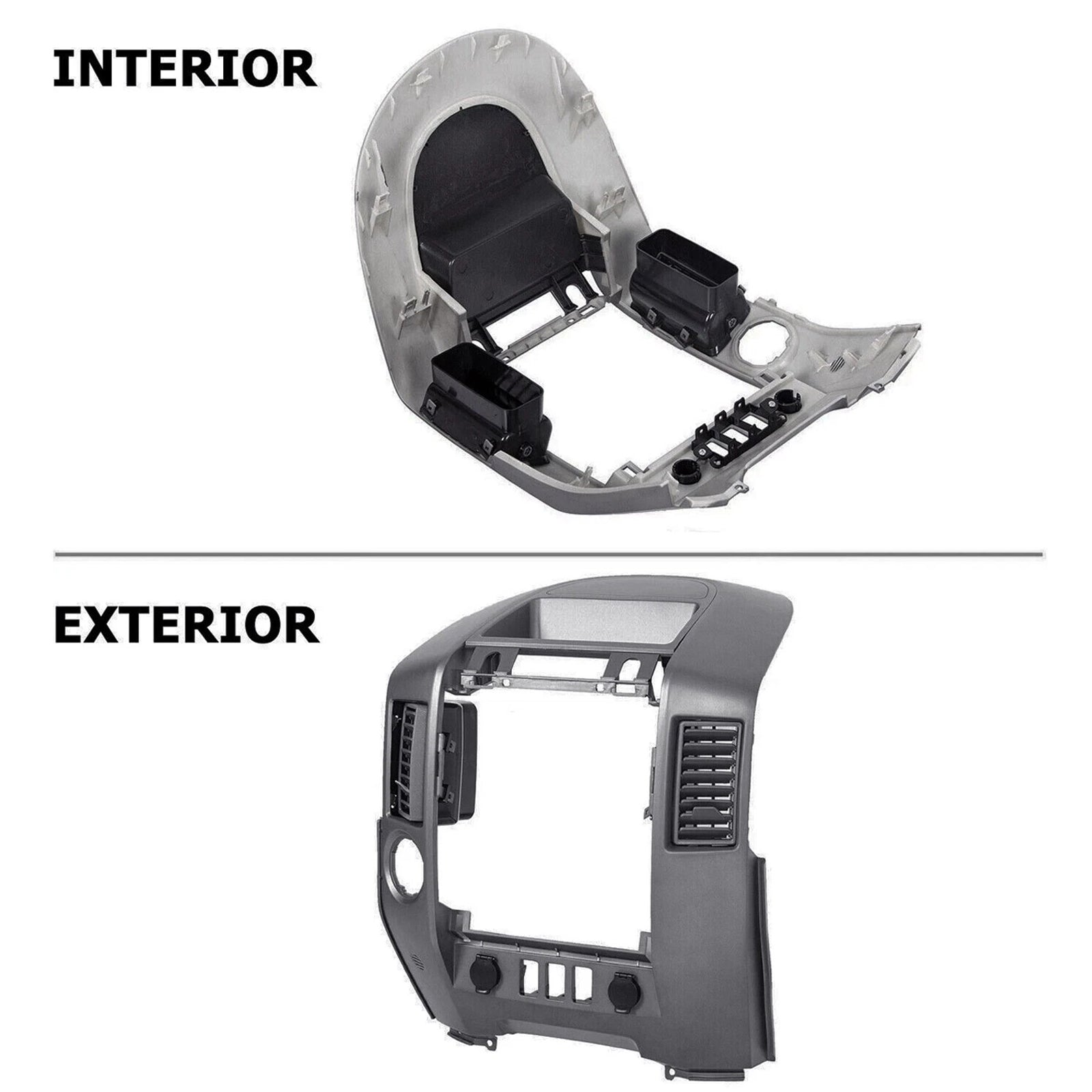 2004-2006 For Nissan Armada SE WITHOUT center speaker Center Dash Radio Bezel Instrument Panel 682577S000