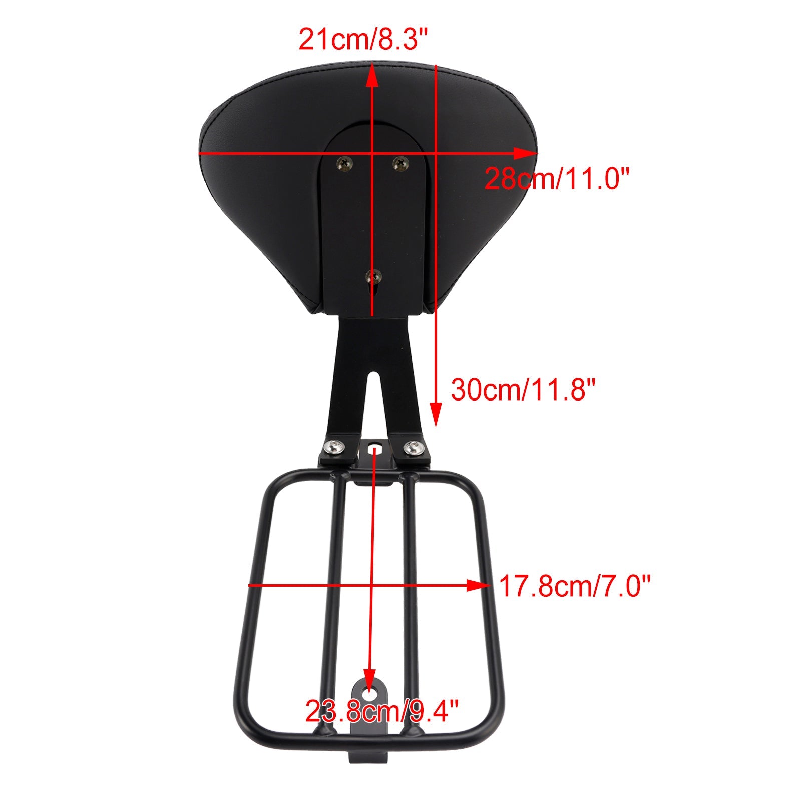 2024-2025 가와사키 엘리미네이터 500 드라이버 등받이 패드