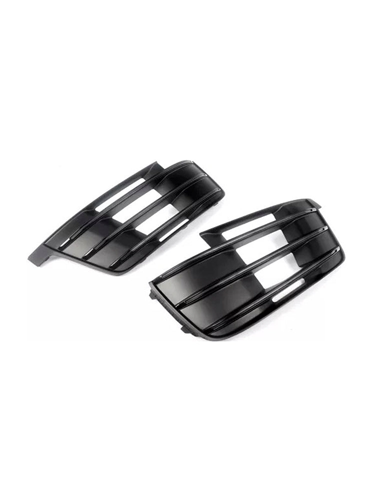 2016-2019 Audi Q7 S-Line 2X Original Car Front Bumper Fog Light Grilles 4M0807681D 4M0807682D