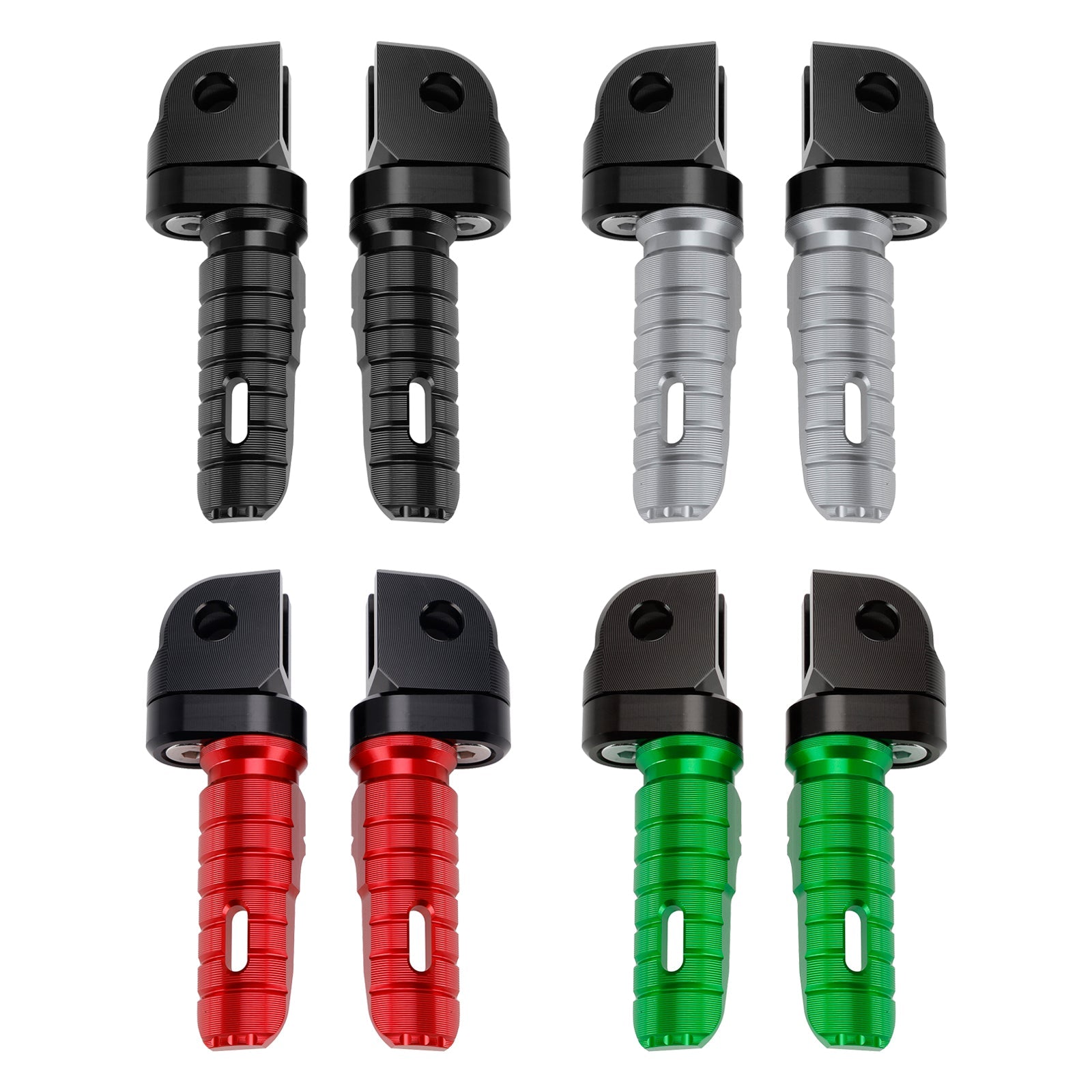 Front Footrests Foot Pegs fit for KAWASAKI ZX-4R ZX-4RR 24-25 NINJA 400 2018-2024