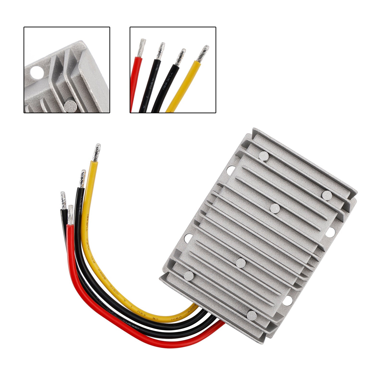 WaterProof 20-60V to 12V 25A 300W Step Down DC/DC Power Converter Regulator