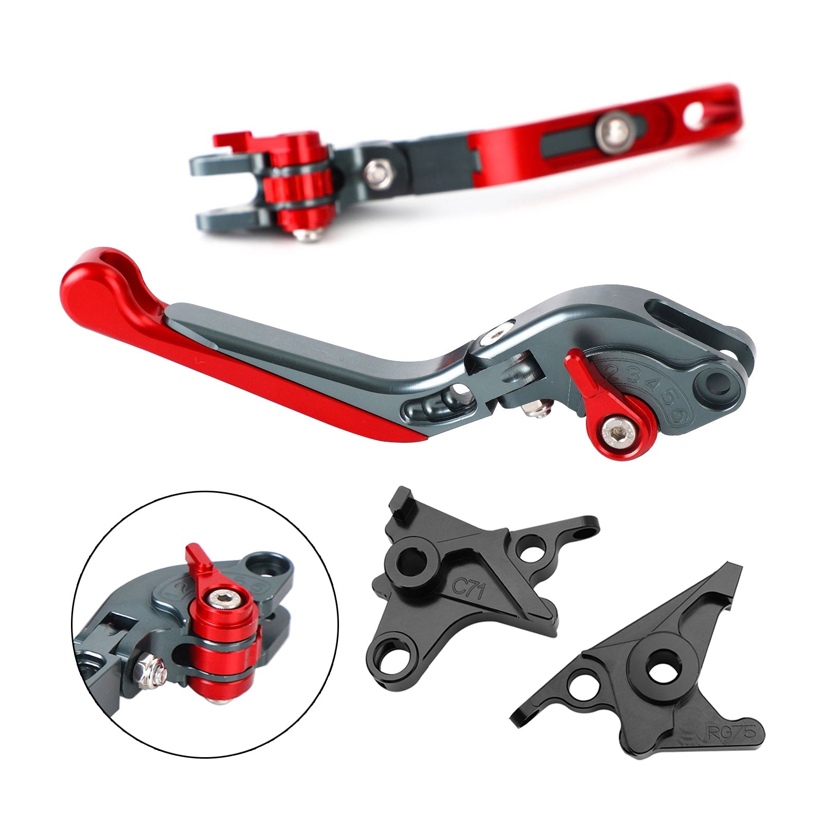 BMW R Nine T /Pure /Racer 2017-2023에 적합한 조절 식 클러치 브레이크 레버