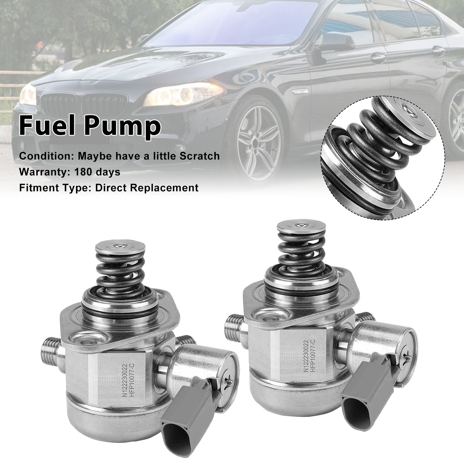 2015 BMW Alpina B6 xDrive Gran Coupe F01 High Pressure Fuel Pump 13517595339 0261520144