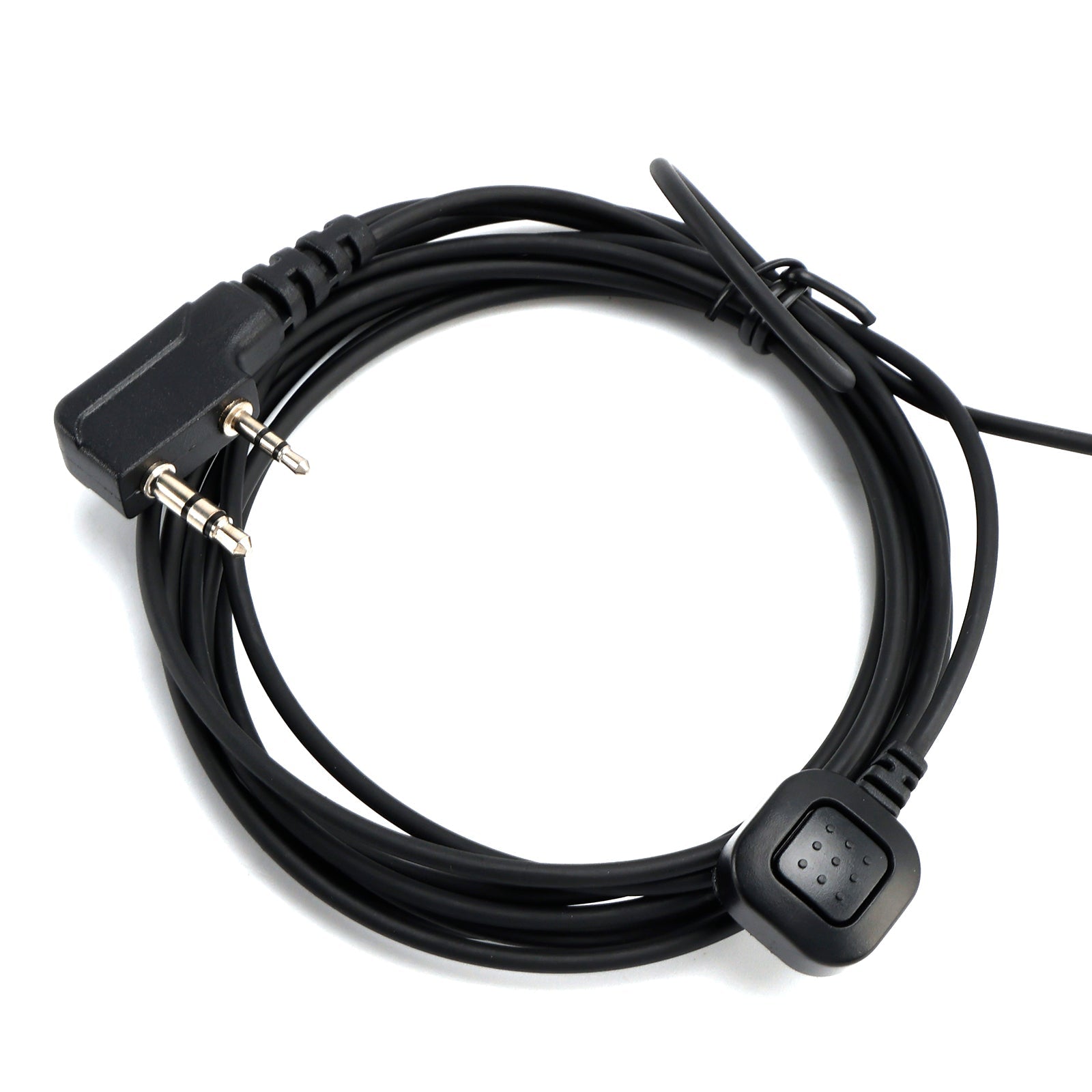 K-Head Telescopic Throat Vibration Mic Headset for TK-208 TK-220 TH-D7 TH-F6