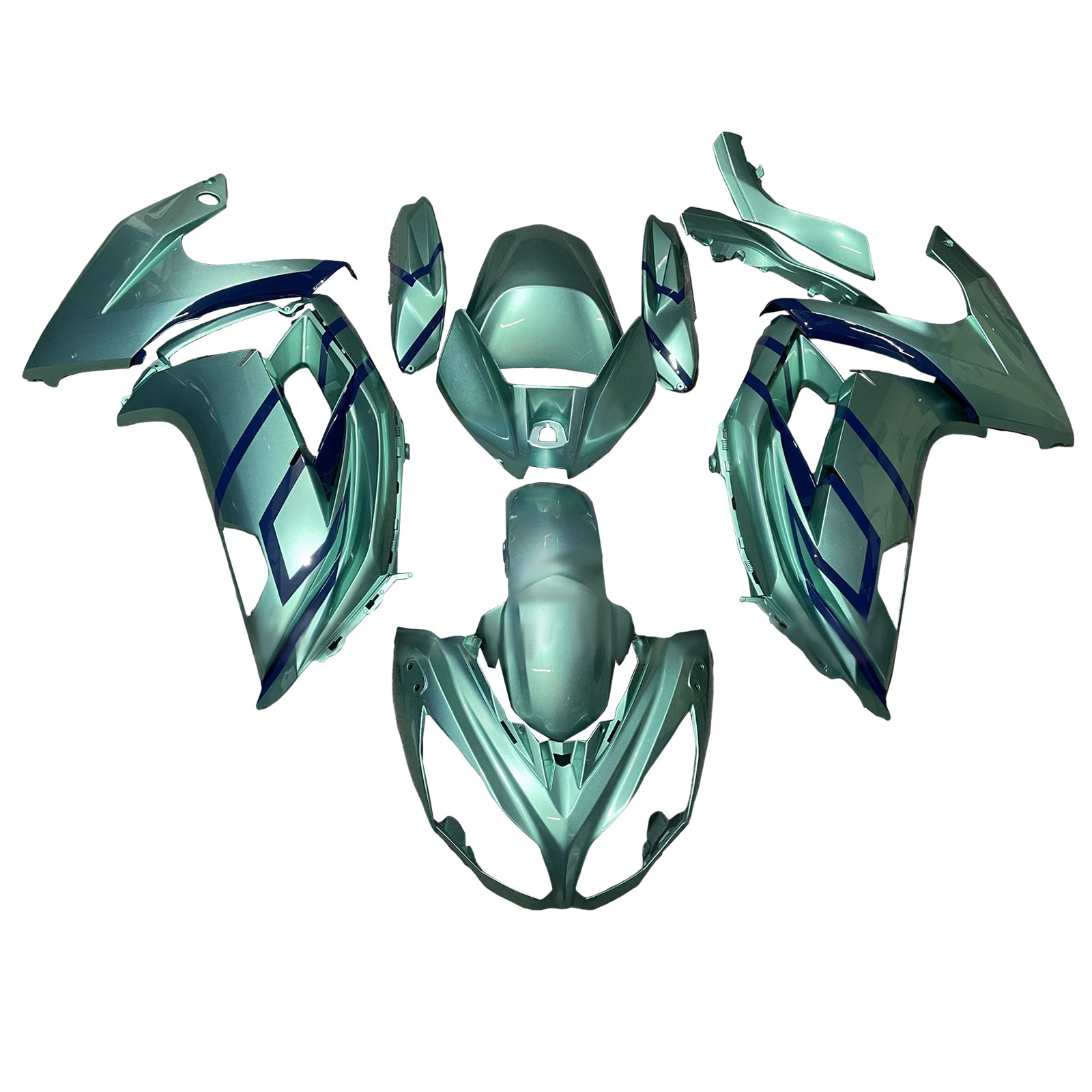 Injection Fairing Kit Bodywork Plastic ABS fit For Kawasaki ER-6F Ninja650 2012-2016