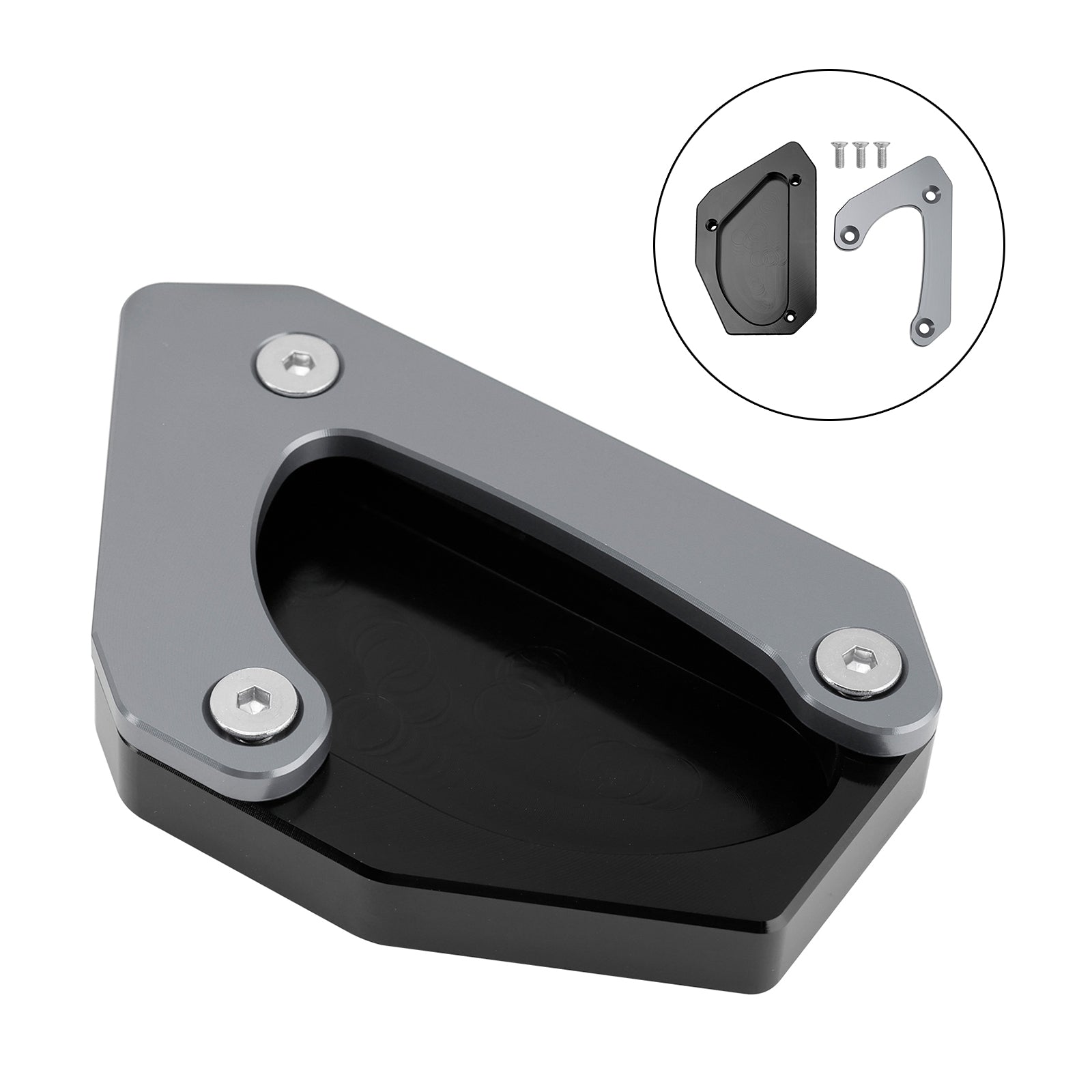 Kickstand Enlarge Plate Pad fit for Suzuki V-strom 650 DL650 XT 2011-2024