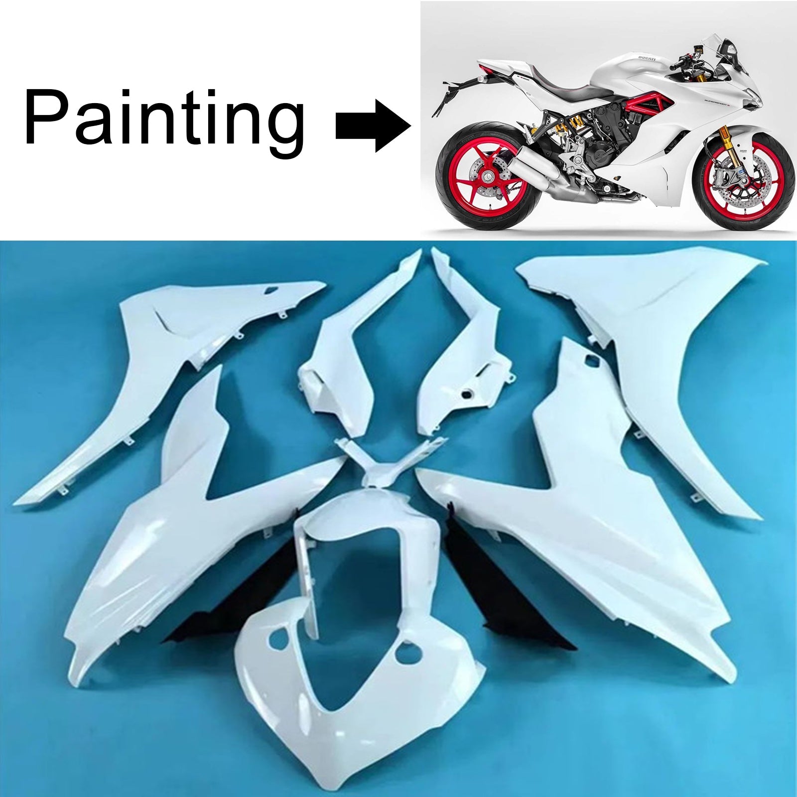 Ducati Supersport 939 939S 2017-2020 Fairing Kit Bodywork