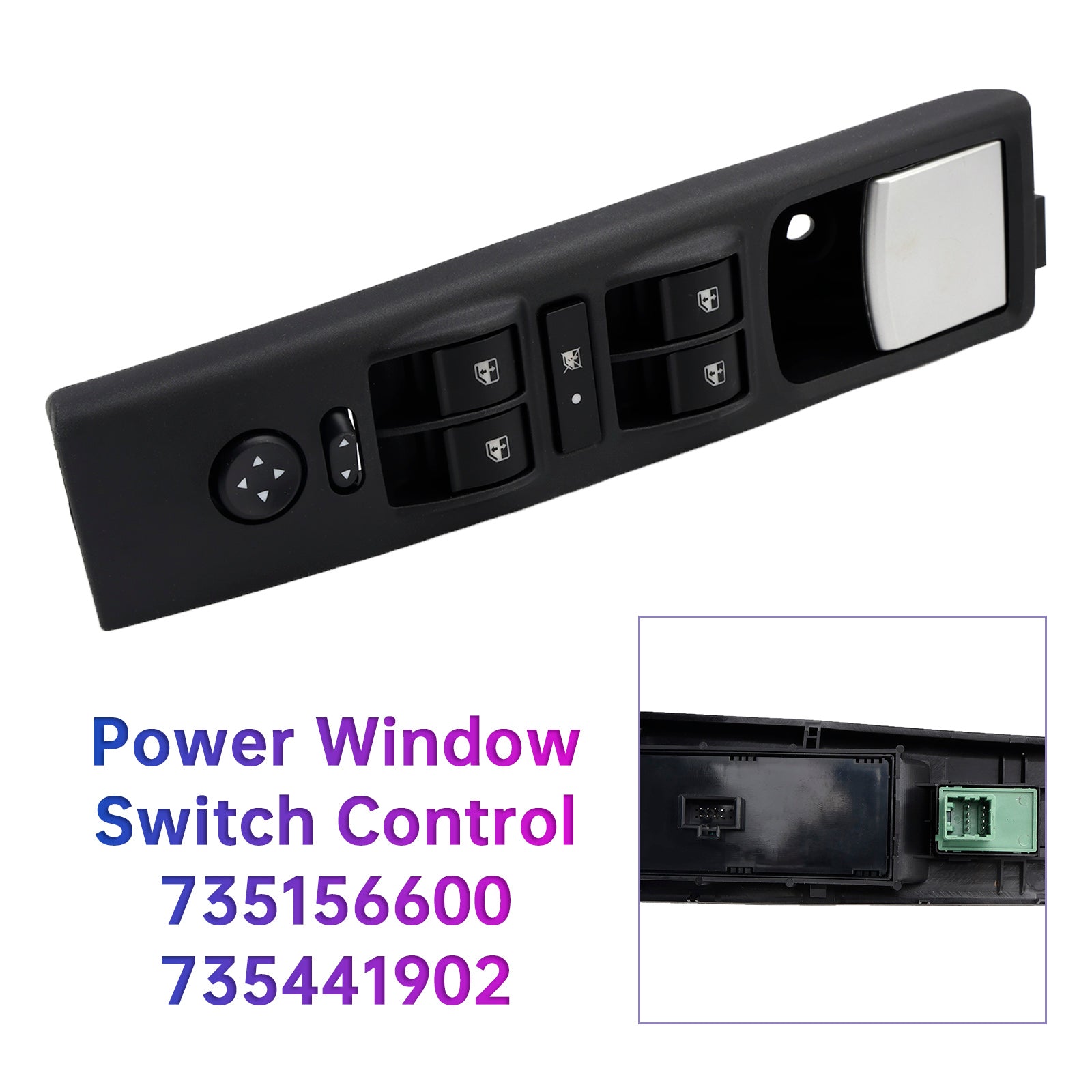 2004-2012 Fiat Idea 350 Power Window Switch Control 735156600 735441902