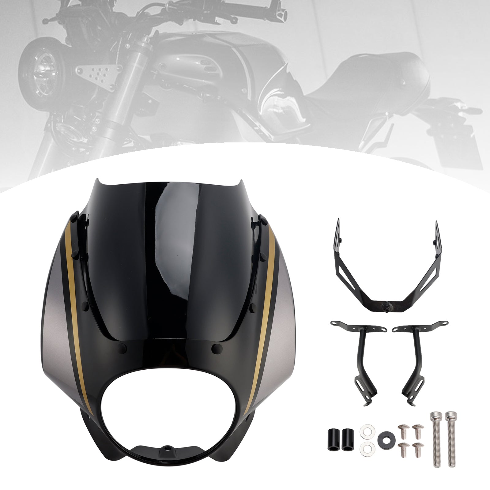 2022-2025 Yamaha XSR900 Headlight Fairing Windshield WindScreen