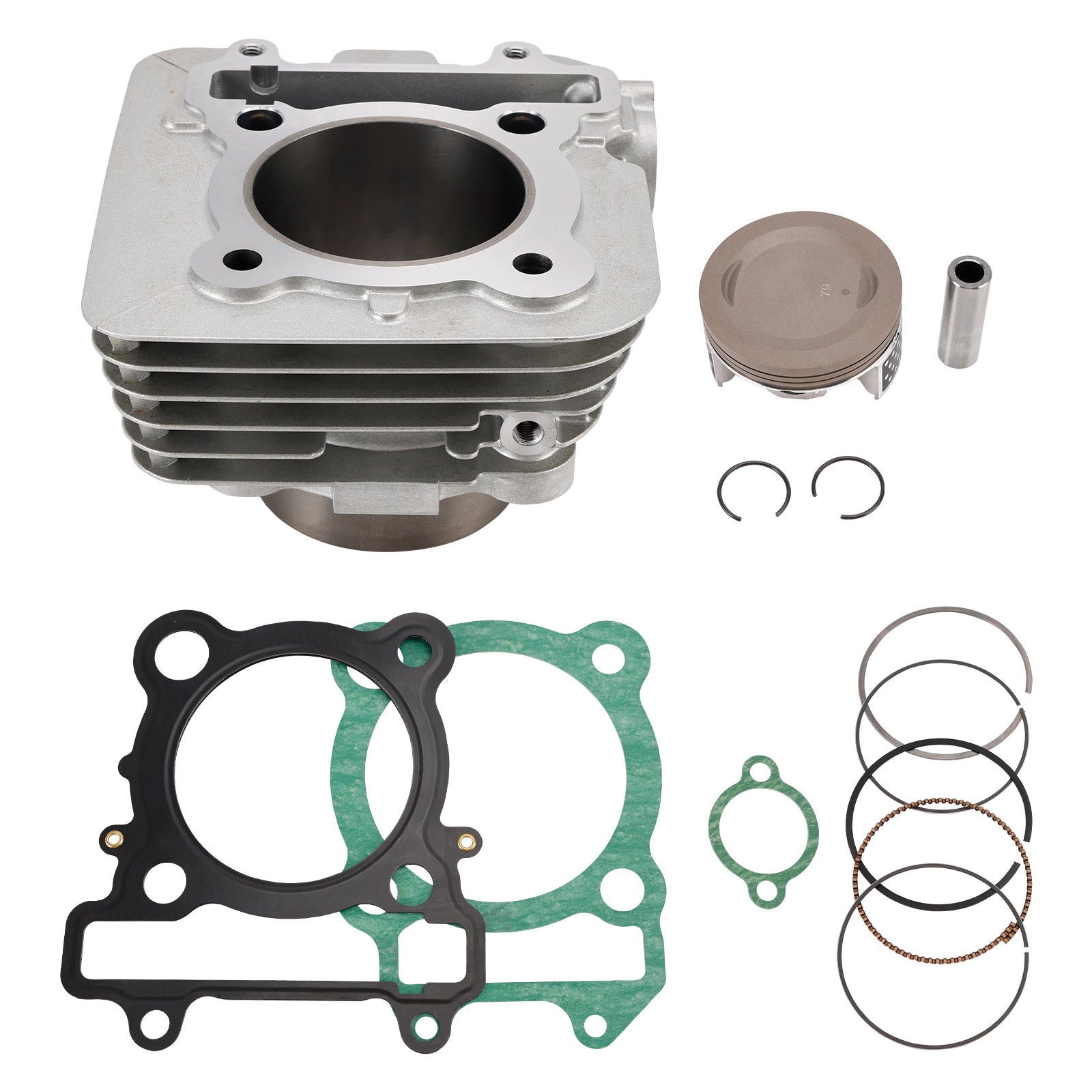 2008-2013 Yamaha RAPTOR 250 YFM250R Cylinder Jug Barrrel Piston Gasket Kit 300CC 4D3-11311-01 Generic