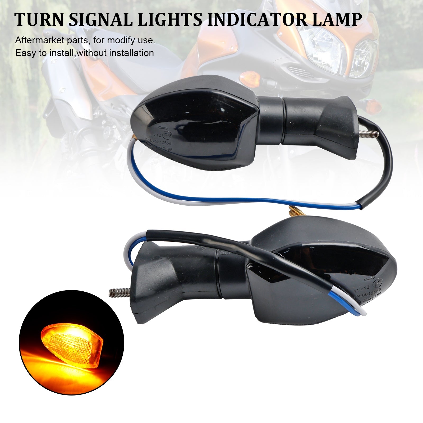 Turn Signal Lights Indicator Lamp For Suzuki V-Strom 650 1000 1050 GSX-S 750