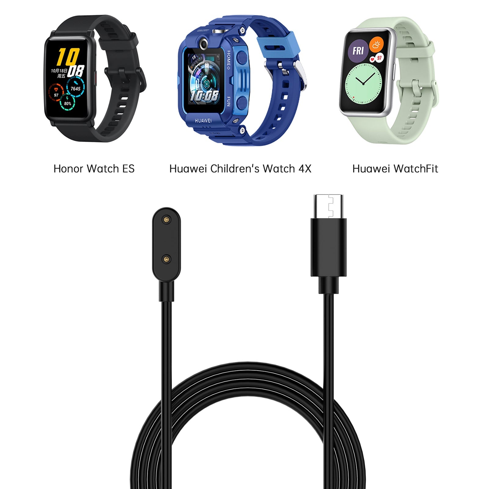Portable Replacement Charging Cable For Huawei Watch Fit3/2/SE/mini Band 10/9/8