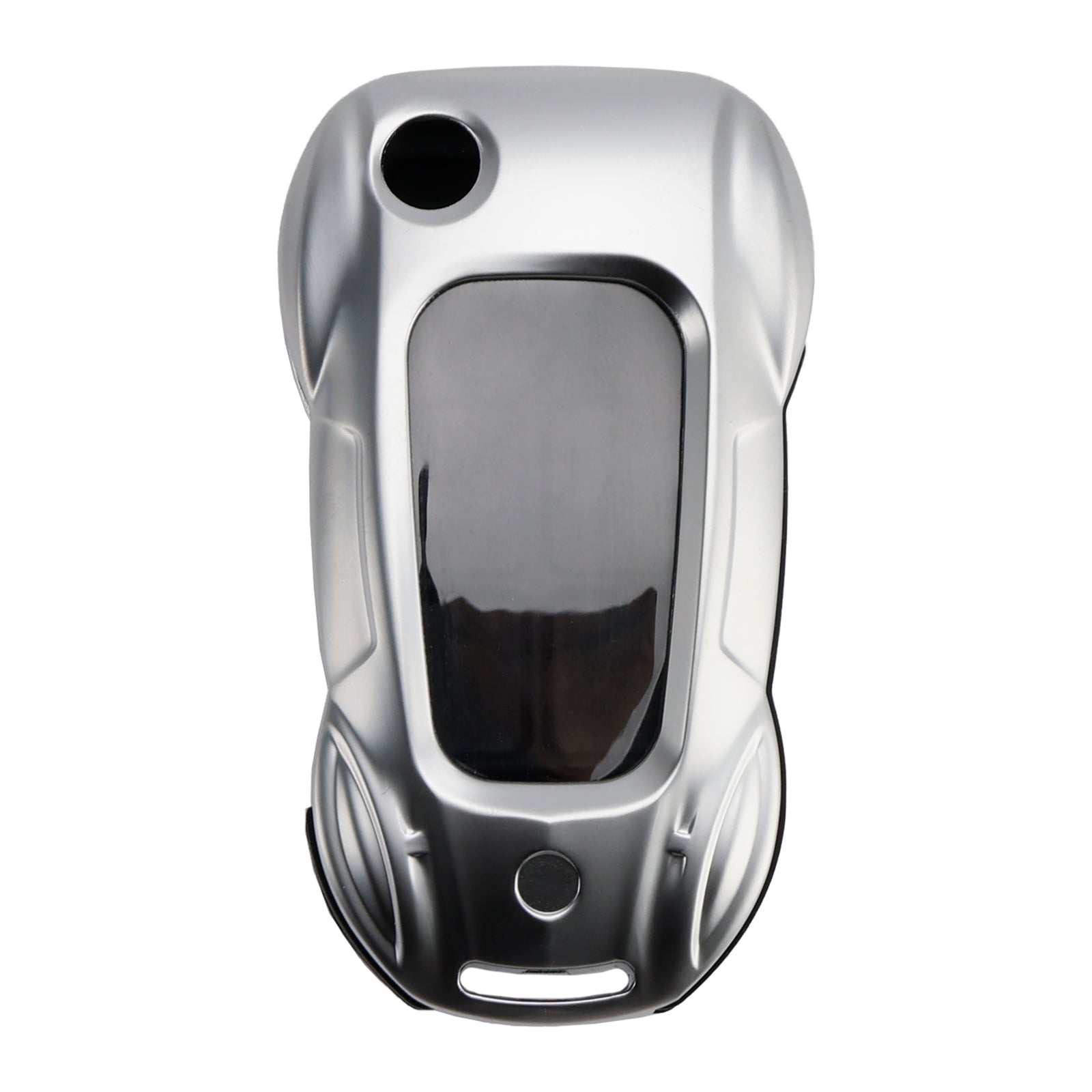 Audi A1 A3 S3 Leather Alloy Zinc Car Key Silvery Case Cover