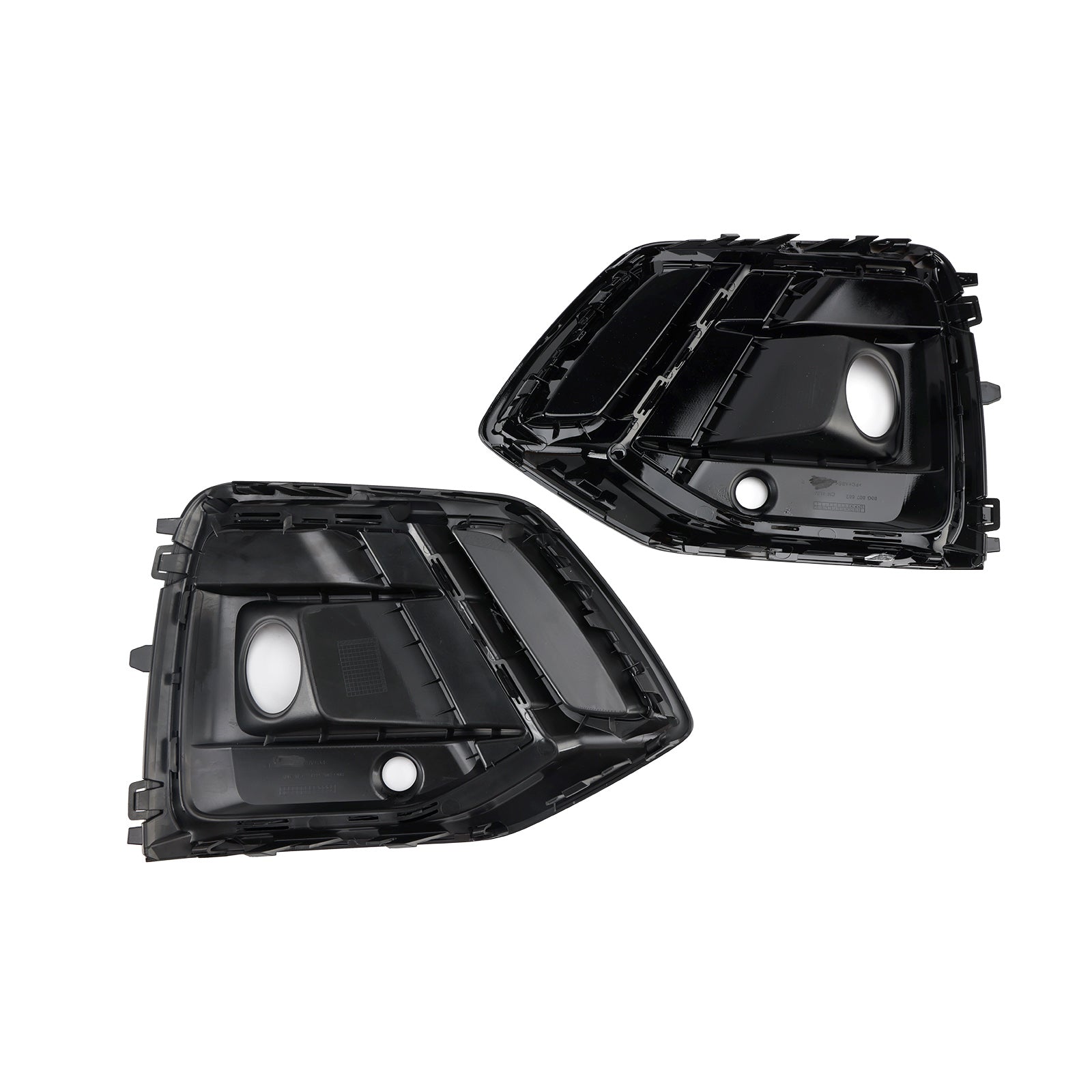 2021-2025 Audi Q5 SQ5 S-Line Black Front Fog Lamp Grille Grill Cover