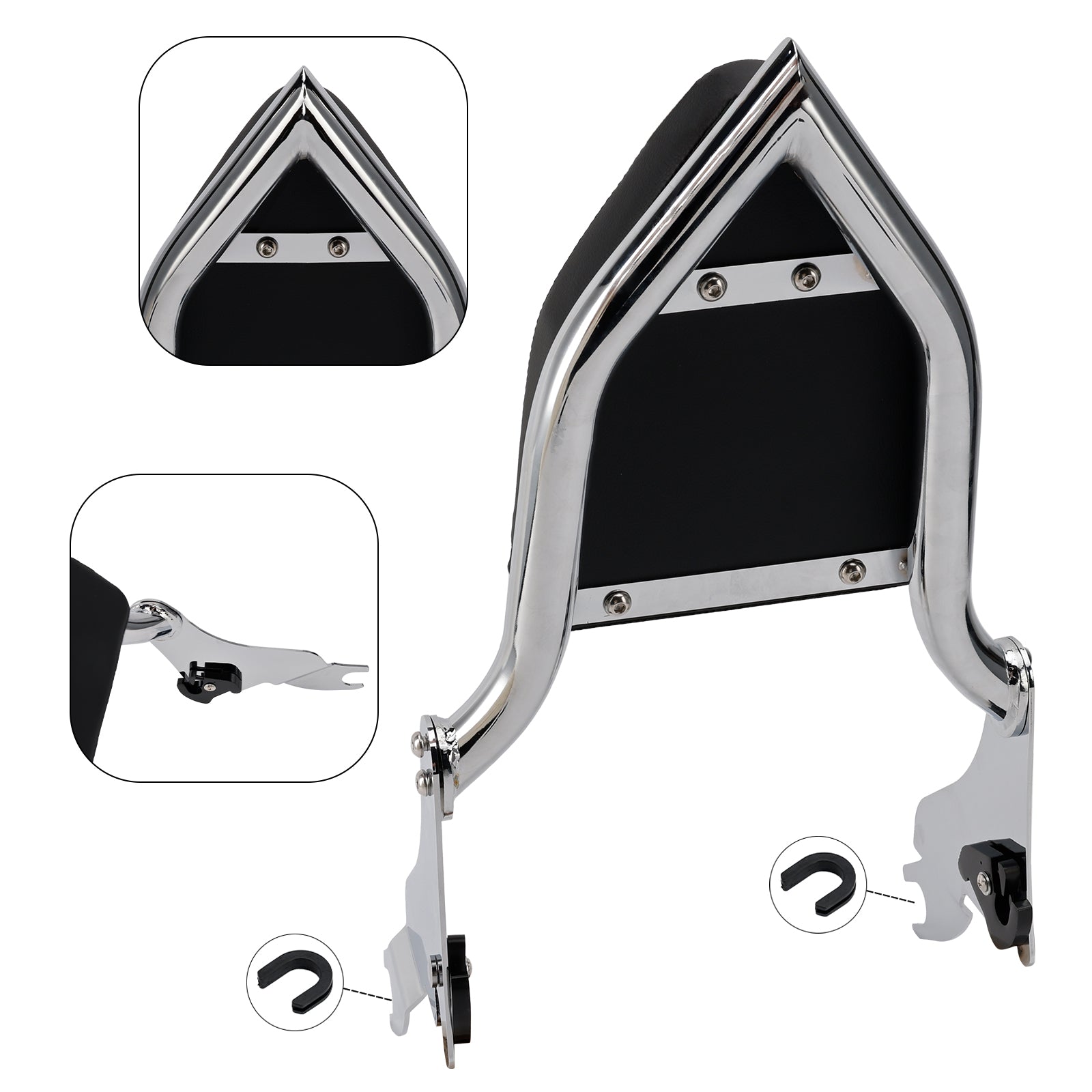 2012-2013, 2018CVO ROAD GLIDE CUSTOM FLTRXSE Passenger Sissy Bar Backrest