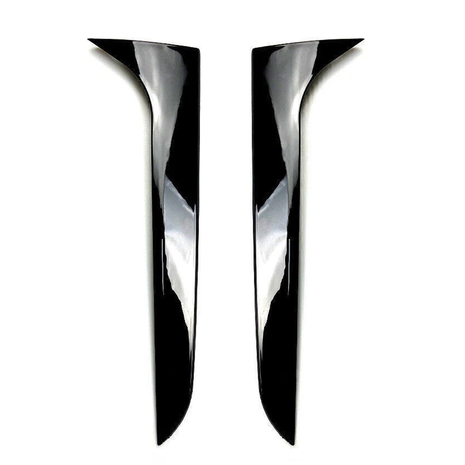 2009-2016 Audi A4 B8 Avant Gloss Black Pair Rear Window Side Wing Spoiler