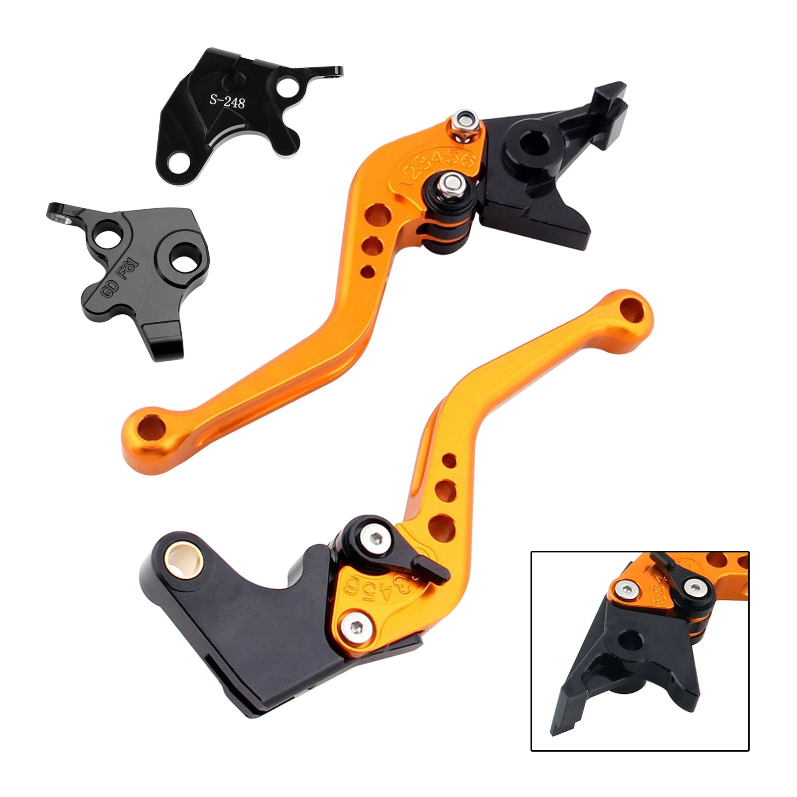 2008-2011 YAMAHA YZF R125 NEW Short Clutch Brake Lever