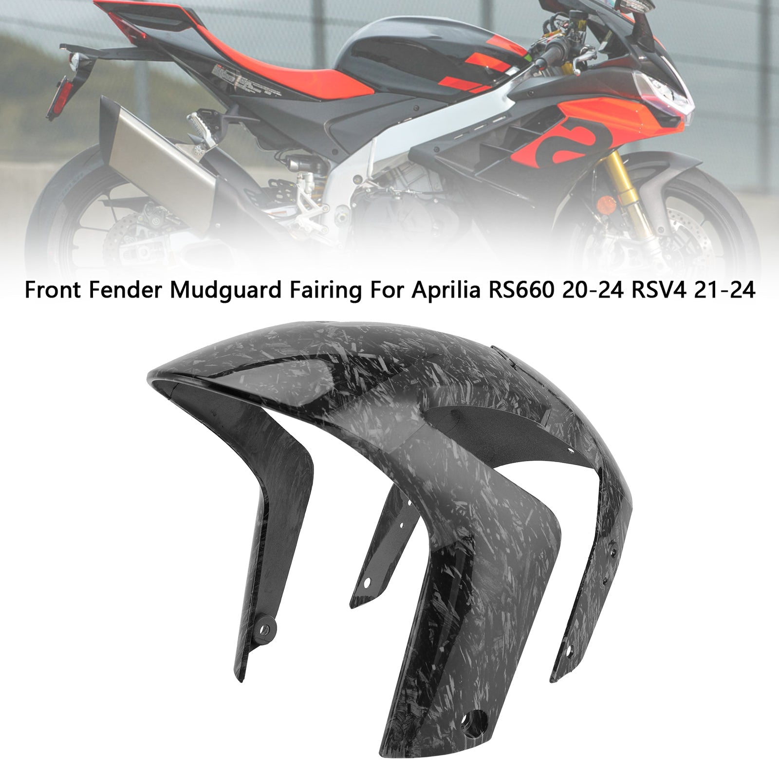 Front Fender Mudguard Fairing Fit for Aprilia RS660 20-24 RSV4 2021-2024