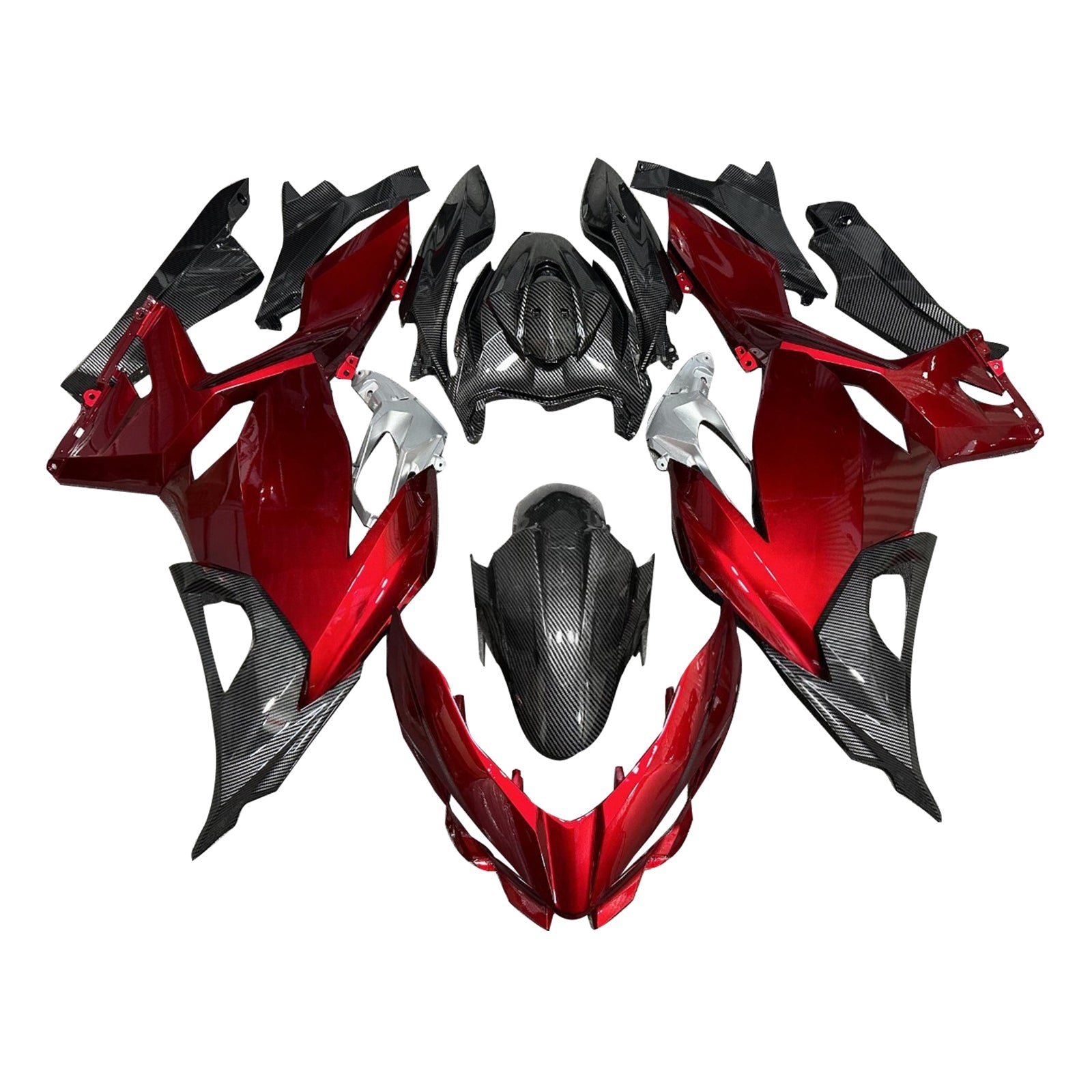 Injection Fairing Kit Bodywork Plastic ABS fit For Kawasaki EX400 Ninja400 2018-2024